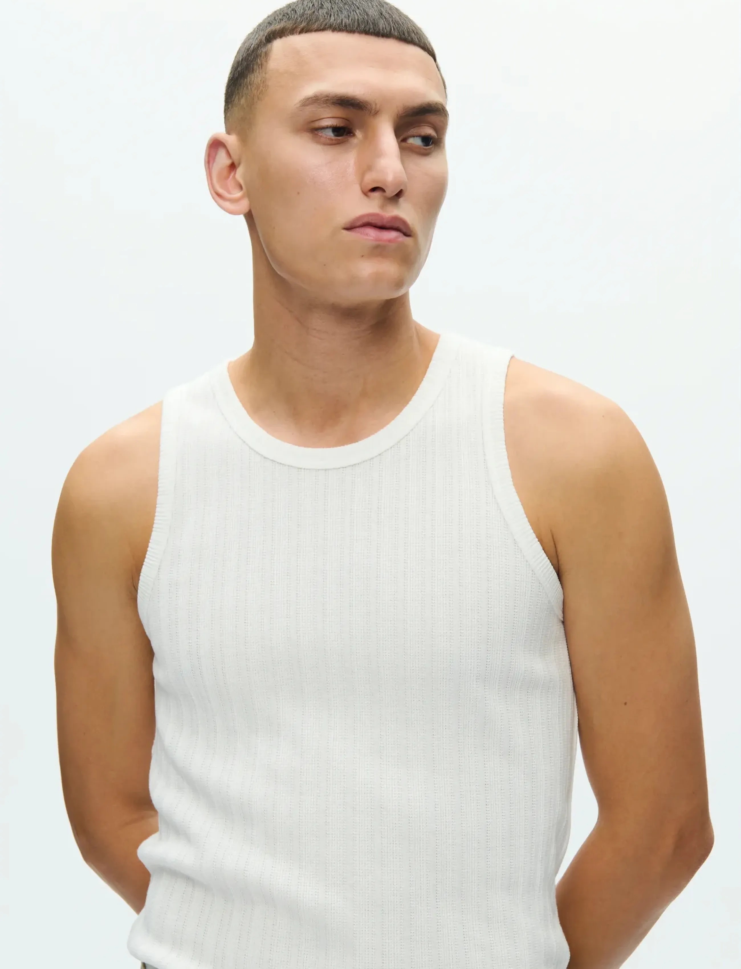 WOOD WOOD WWTank top 25394 - Tank Tops - MARSHMALLOW / white