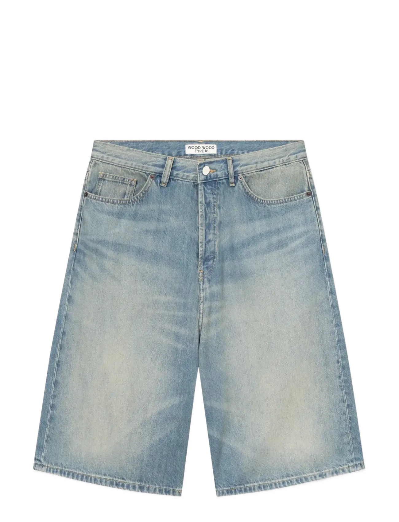 WOOD WOOD WWType 16 jorts 25320 - Šorti - COLDRAIN / blue