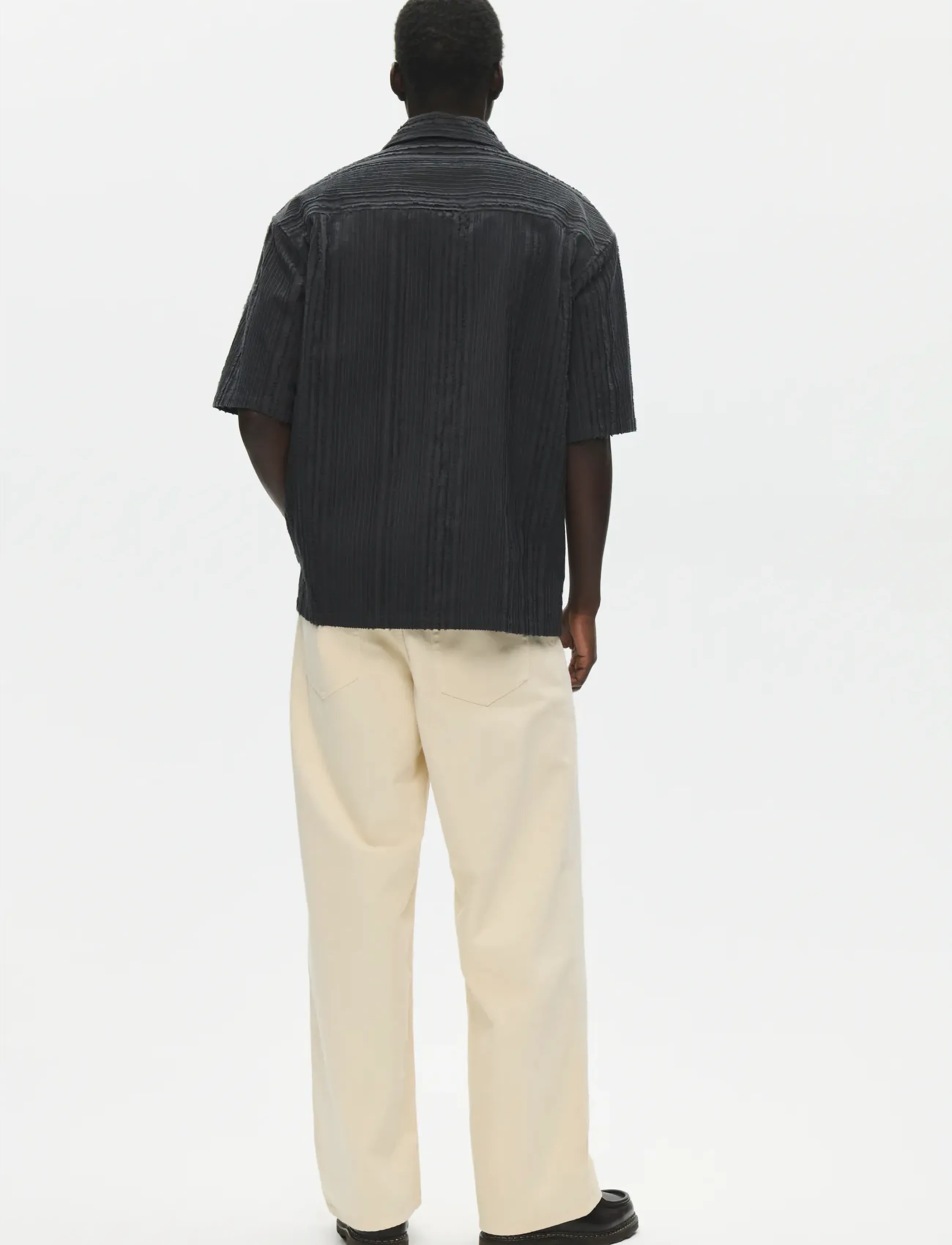 WOOD WOOD - WWCarter SS shirt 25410 - basic skjorter - pirate black - 2