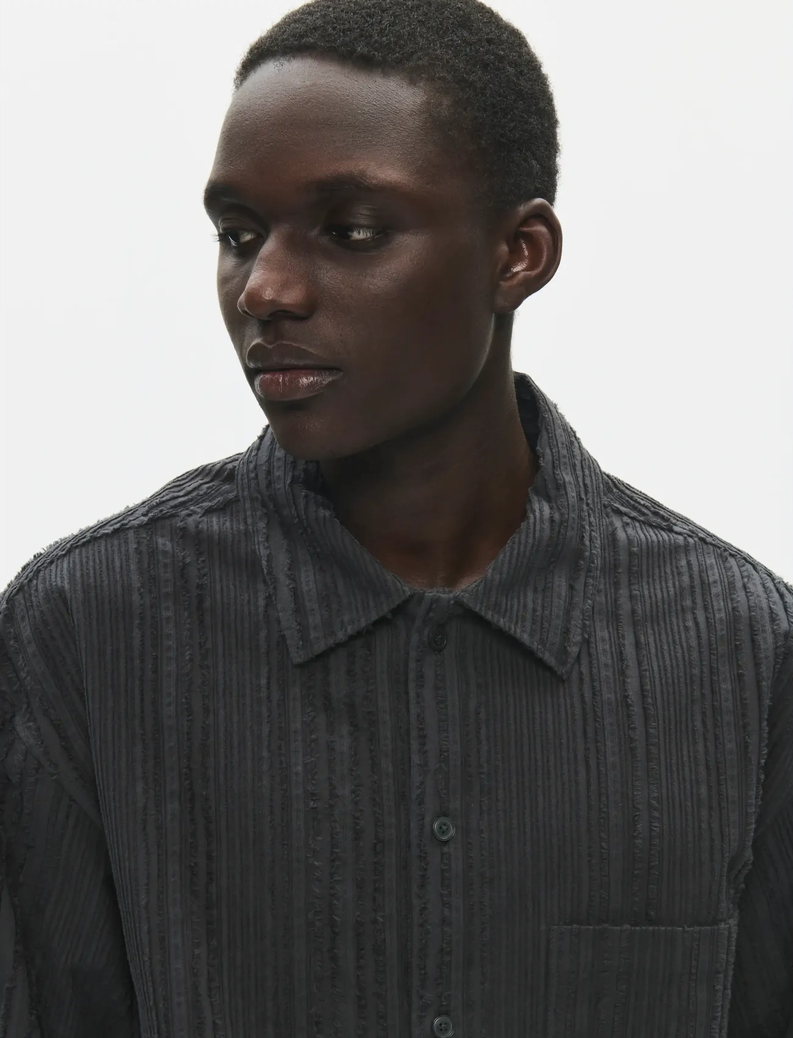 WOOD WOOD - WWCarter SS shirt 25410 - basic skjorter - pirate black - 3