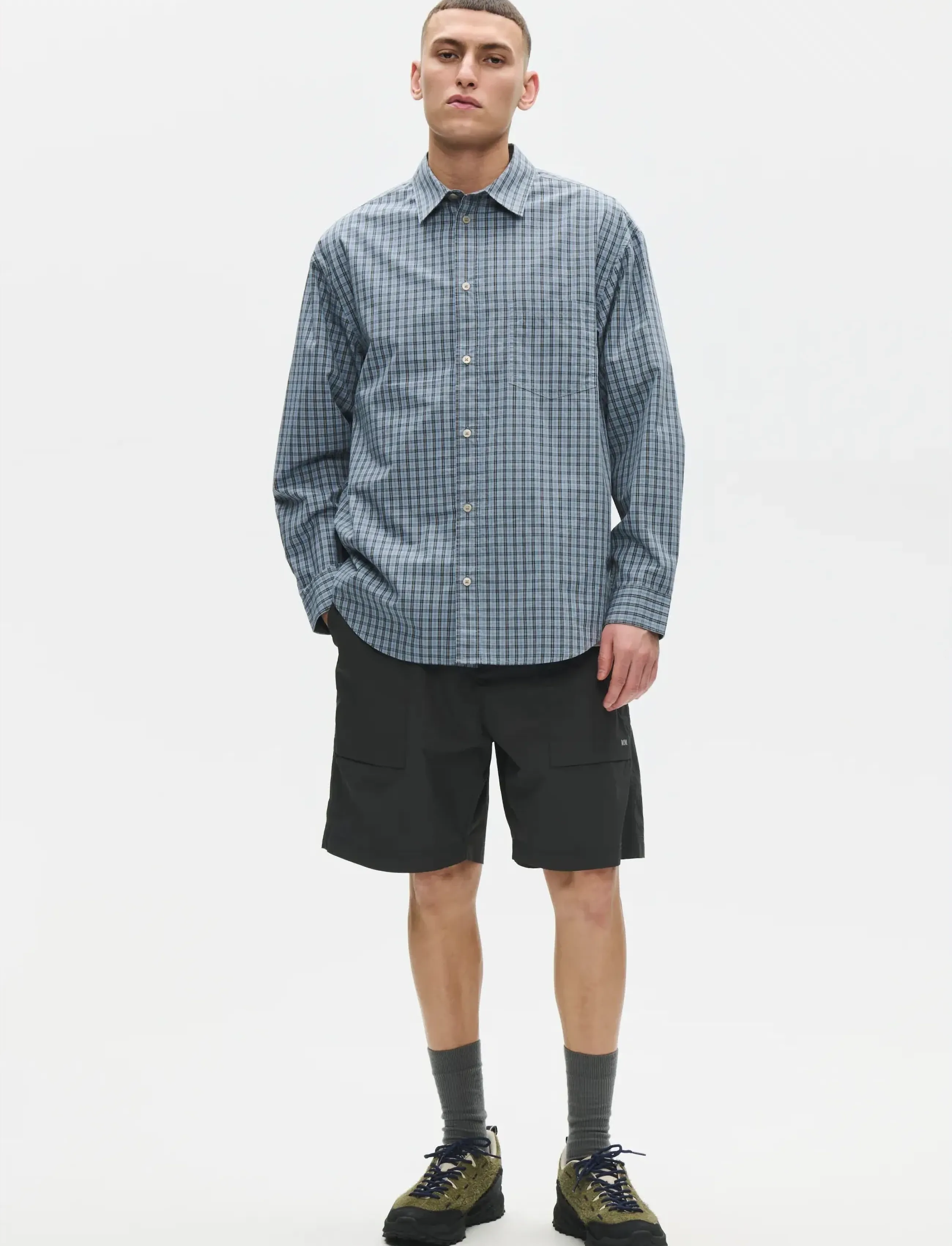 WOOD WOOD - WWCarter shirt 25115 - basic-hemden - rainwashed check - 4