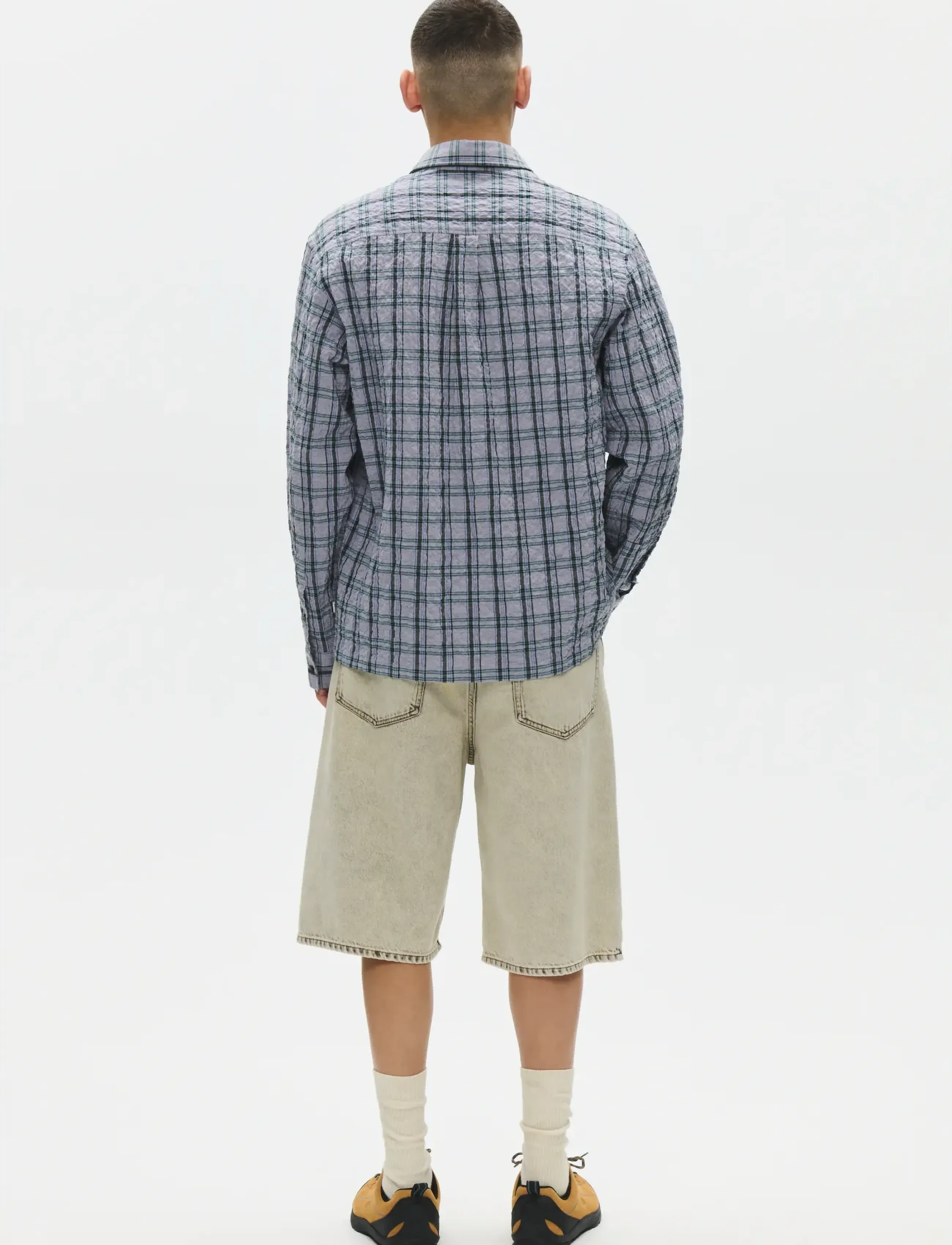 WOOD WOOD - WWNico X shirt 25348 - basic skjorter - minimal gray check - 2