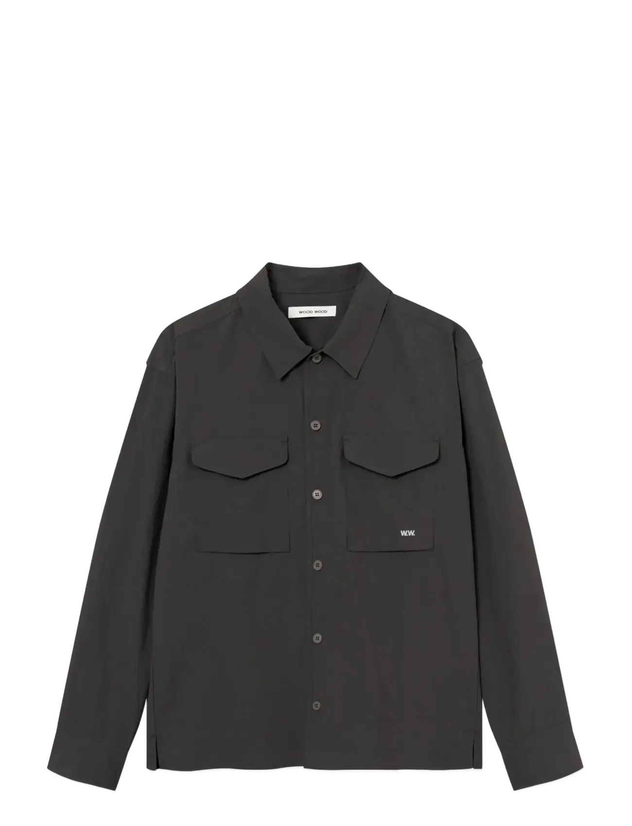 WOOD WOOD WWDavid overshirt 25412 - WOOD WOOD - PIRATE BLACK / black