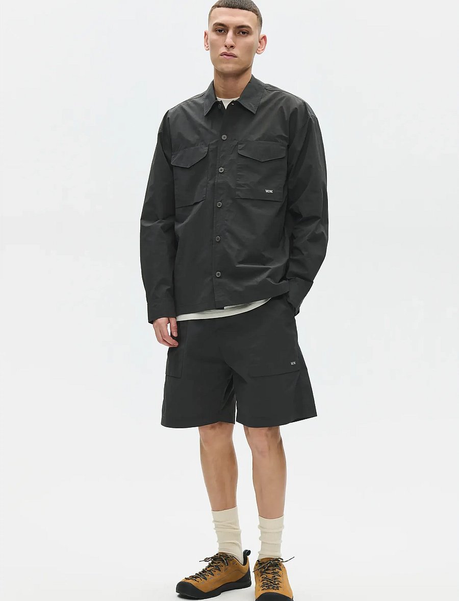 WOOD WOOD - WWDavid overshirt 25412 - shop by style - pirate black - 3