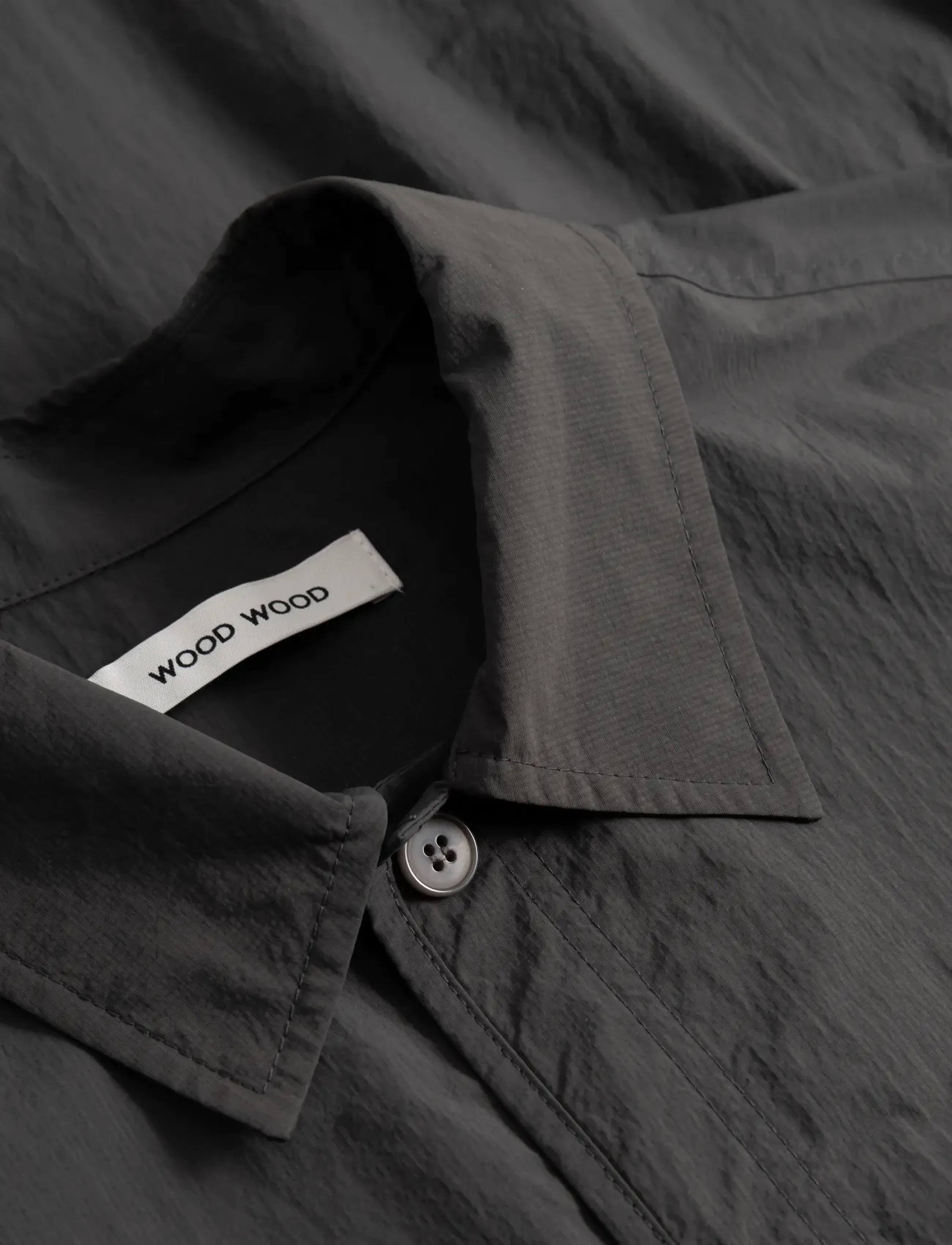 WOOD WOOD - WWDavid overshirt 25412 - marškinių tipo švarkai - pirate black - 5