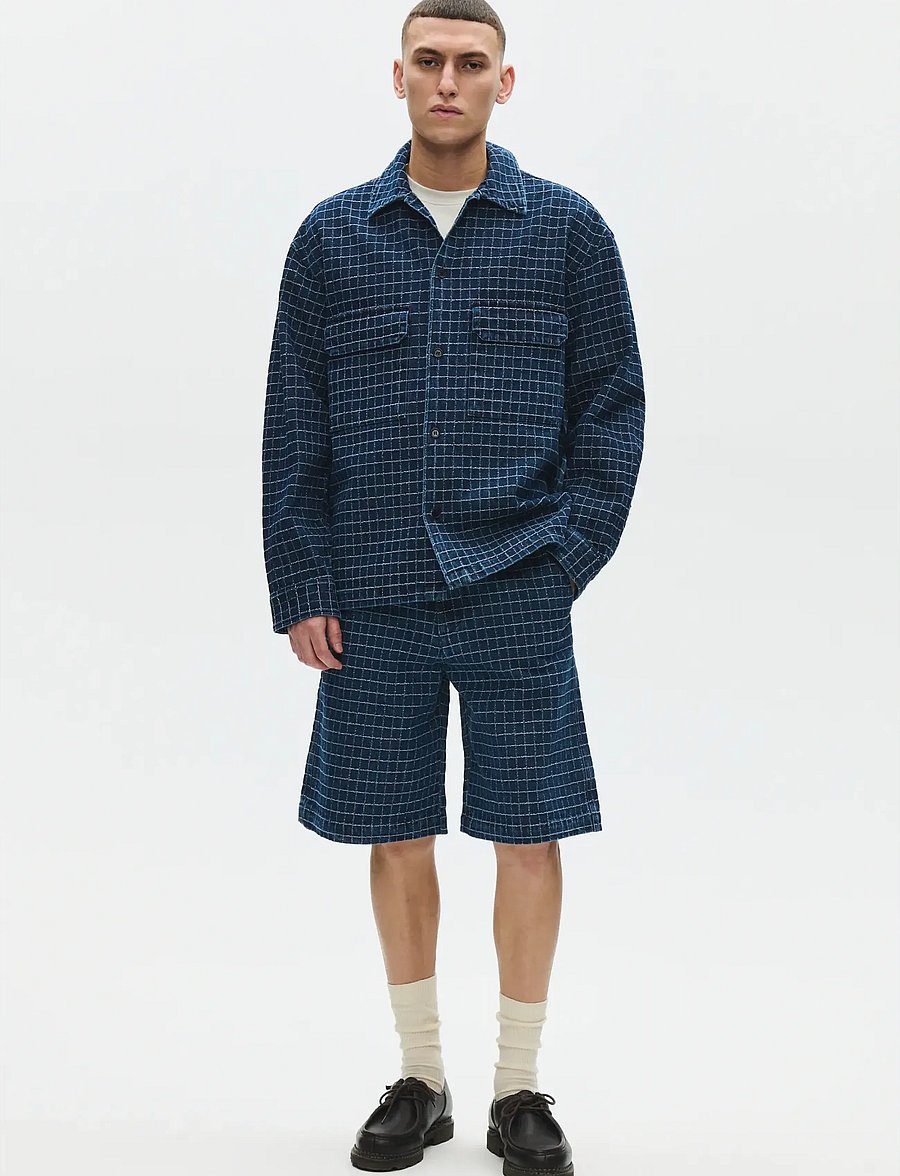 WOOD WOOD - WWDavid overshirt 25421 - shop efter stil - denim check - 3