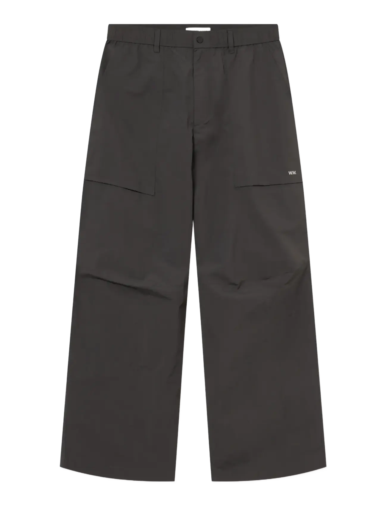 WOOD WOOD - WWEthan X trousers 25412 - cargobukser - pirate black - 1