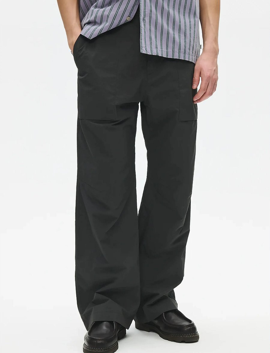 WOOD WOOD - WWEthan X trousers 25412 - cargo pants - pirate black - 0