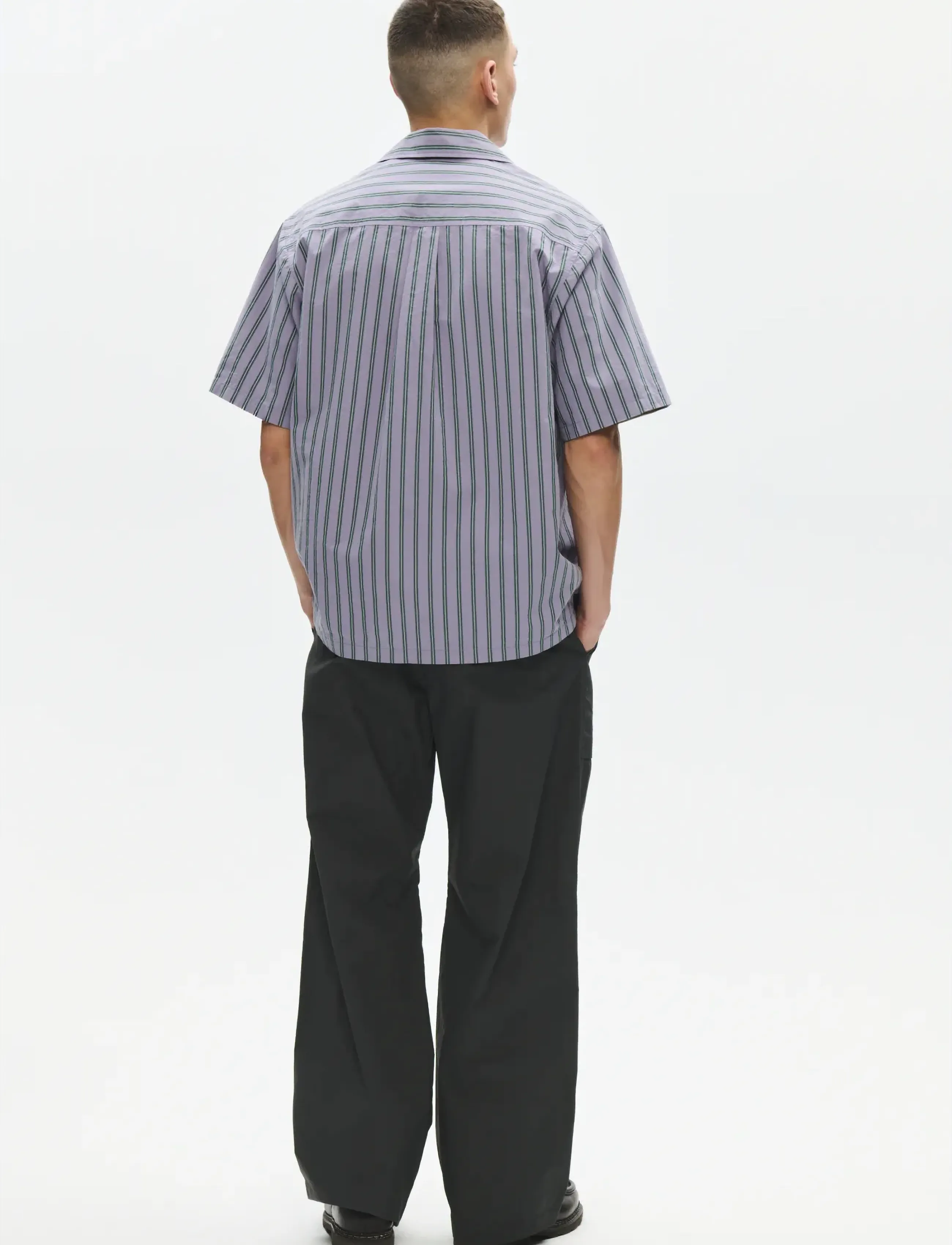 WOOD WOOD - WWEthan X trousers 25412 - cargobukser - pirate black - 3