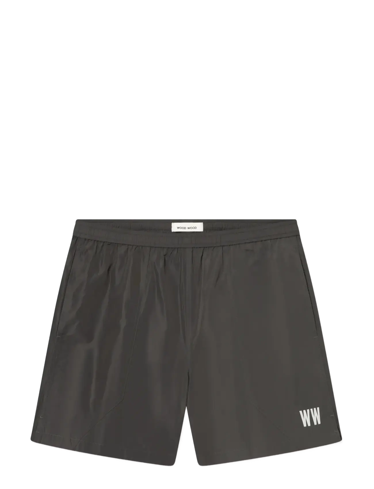 WOOD WOOD WWMat shorts 25430 - Šorti - PIRATE BLACK / black