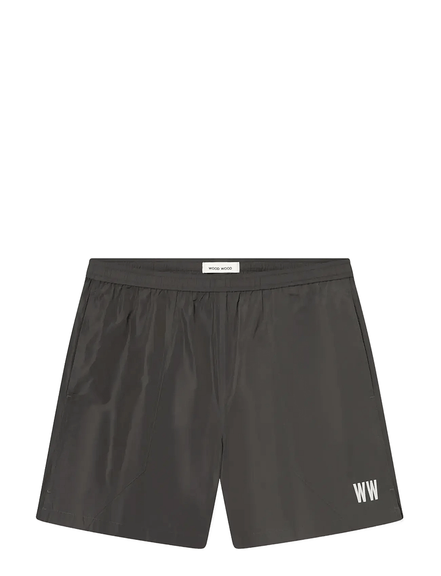 WOOD WOOD - WWMat shorts 25430 - casual shorts - pirate black - 1