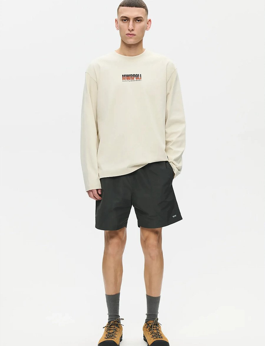 WOOD WOOD - WWMat shorts 25430 - casual shorts - pirate black - 3
