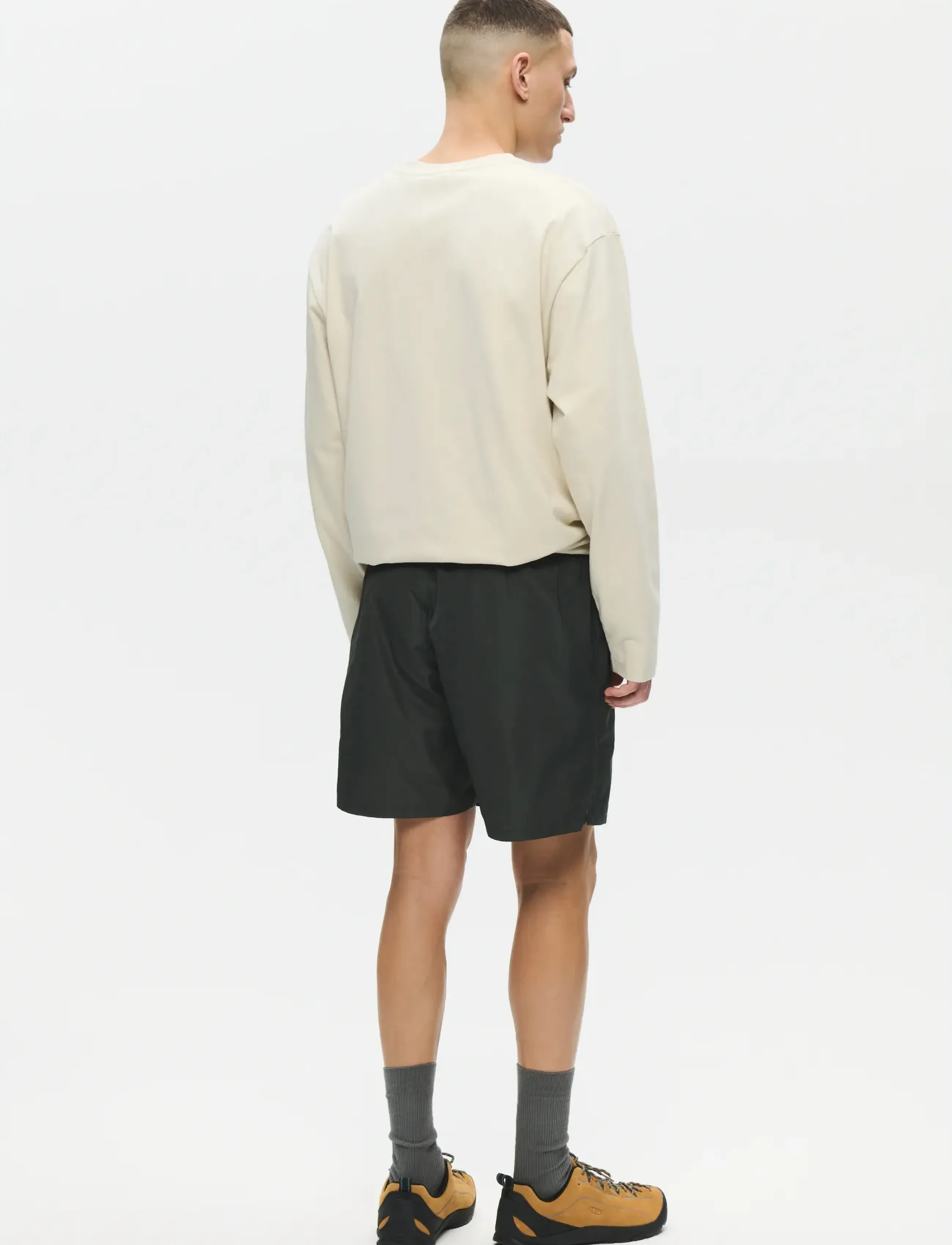 WOOD WOOD - WWMat shorts 25430 - casual shorts - pirate black - 4