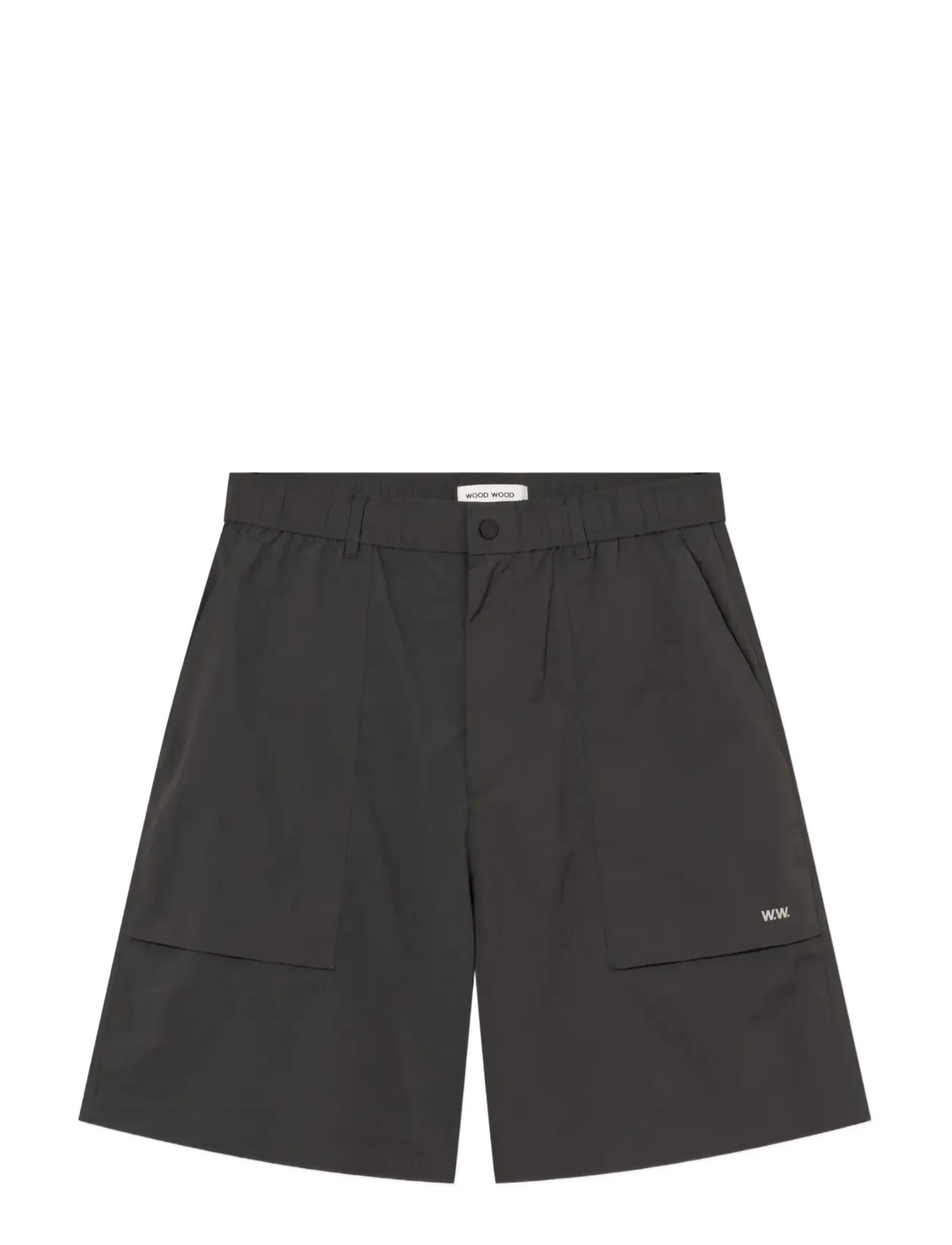 WOOD WOOD WWEthan X shorts 25412 - Šorti - PIRATE BLACK / black