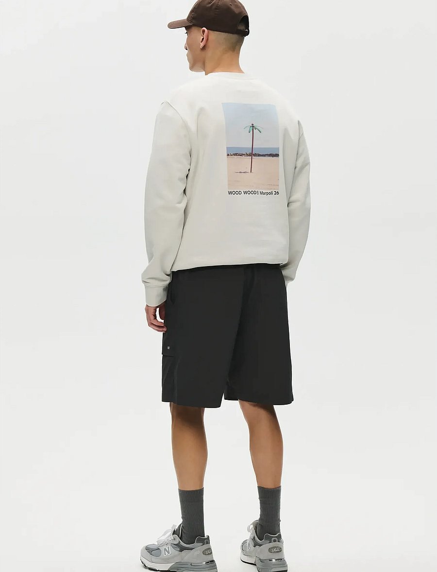 WOOD WOOD - WWEthan X shorts 25412 - rennot - pirate black - 2