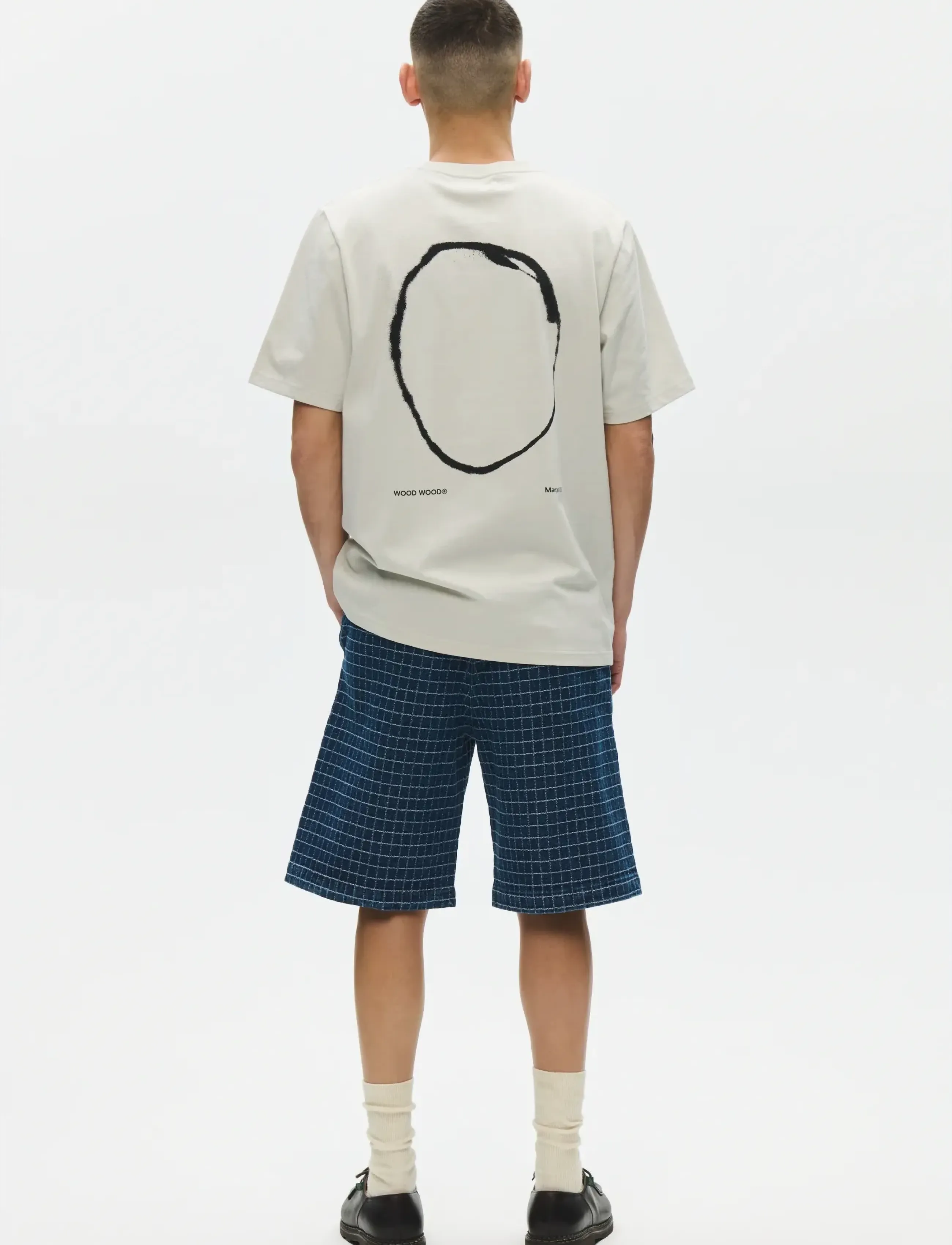 WOOD WOOD - WWLuca shorts 25421 - casual shorts - denim check - 3