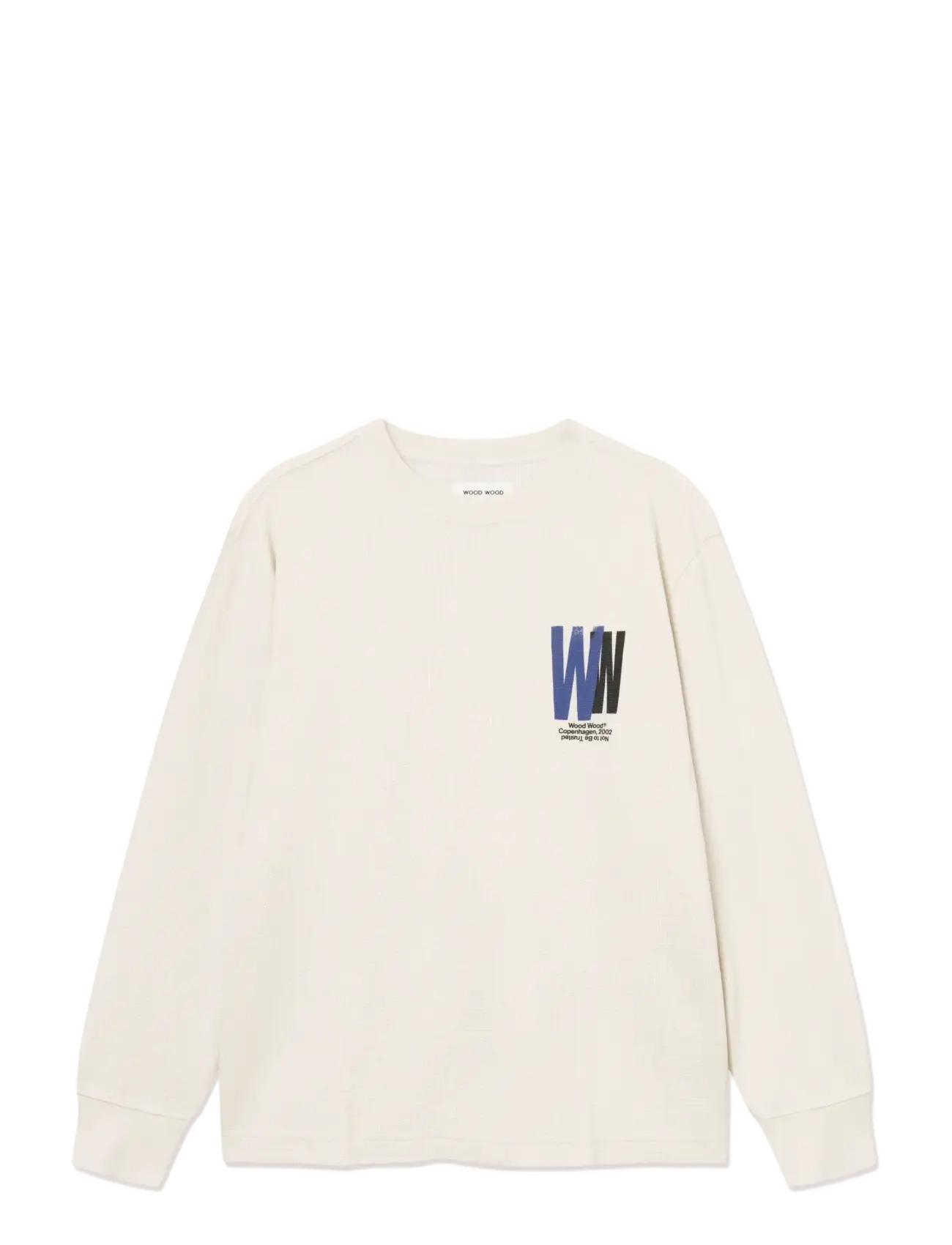 WOOD WOOD - WWKeisan ls tee 25414 - marškinėliai ilgomis rankovėmis - silver birch - 1