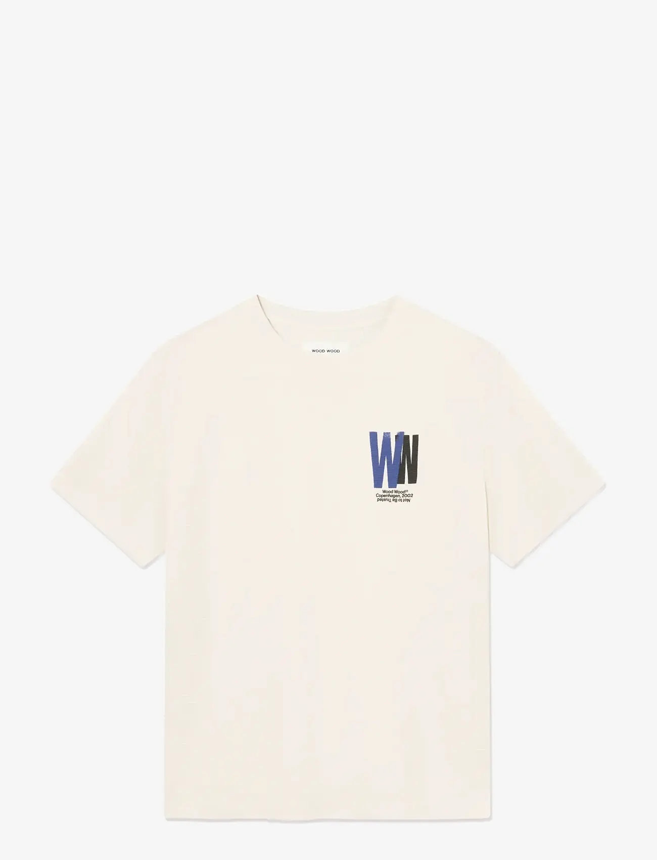 WOOD WOOD - WWGary tee 25414 - short-sleeved t-shirts - silver birch - 1