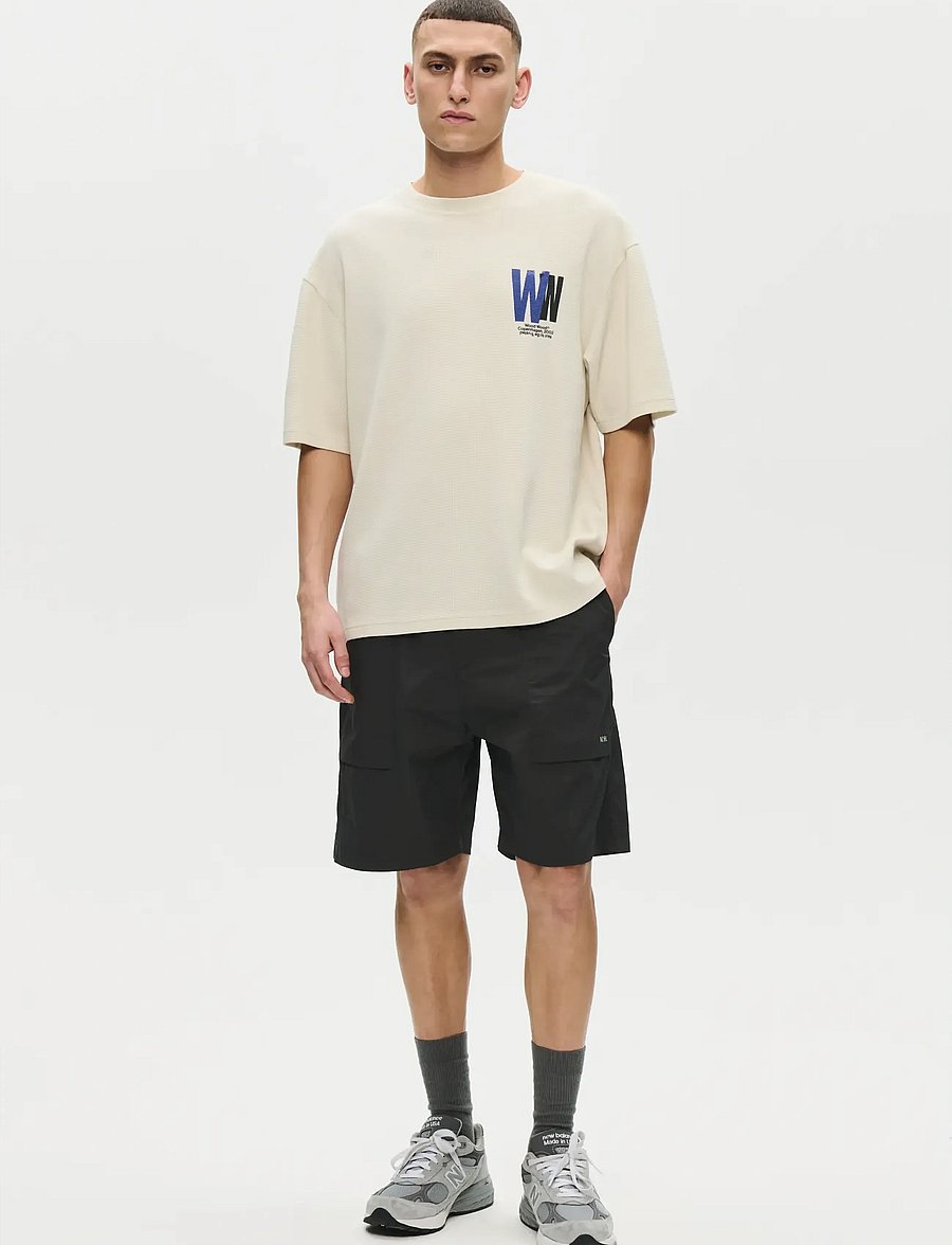 WOOD WOOD - WWGary tee 25414 - short-sleeved t-shirts - silver birch - 2