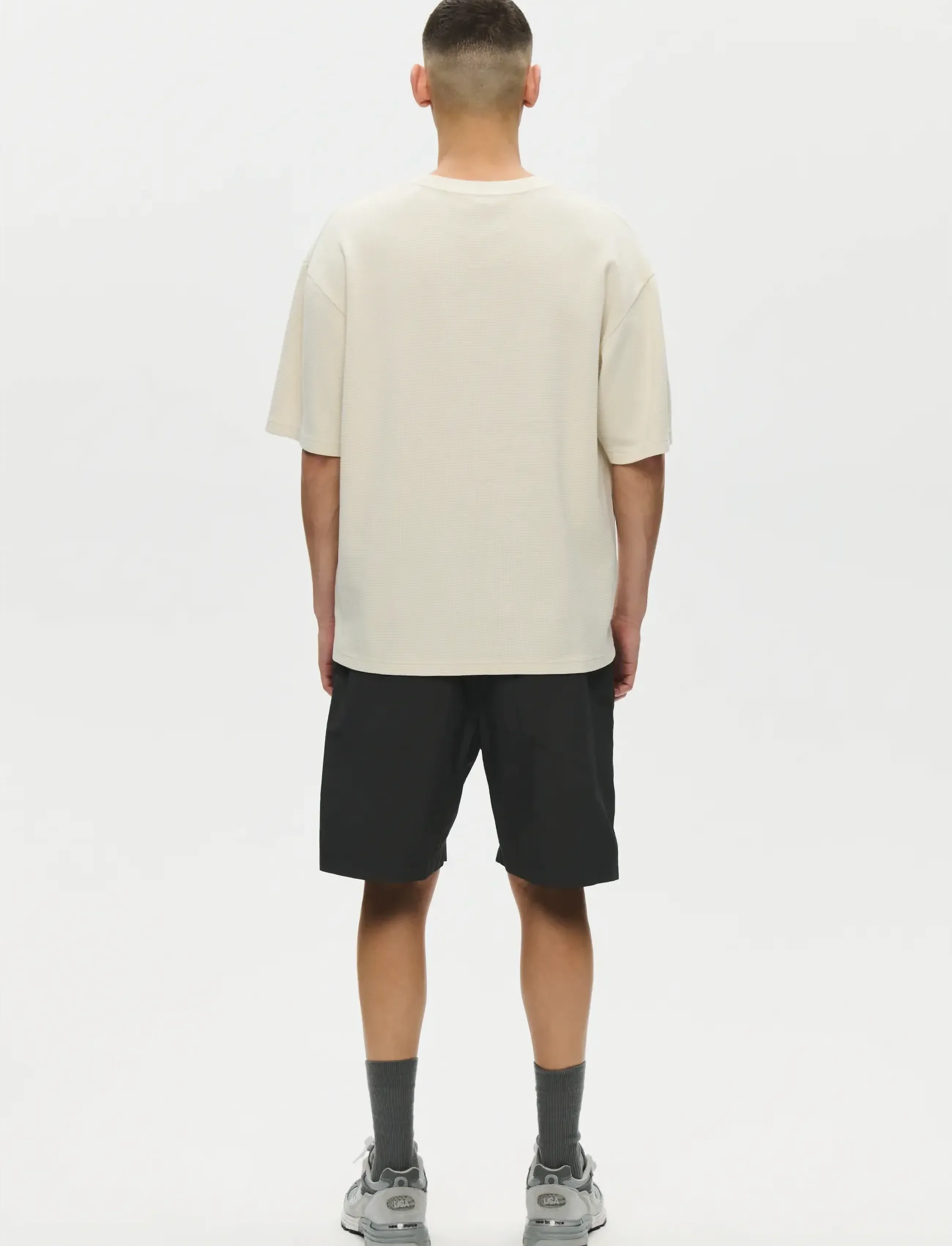 WOOD WOOD - WWGary tee 25414 - kortärmade t-shirts - silver birch - 3