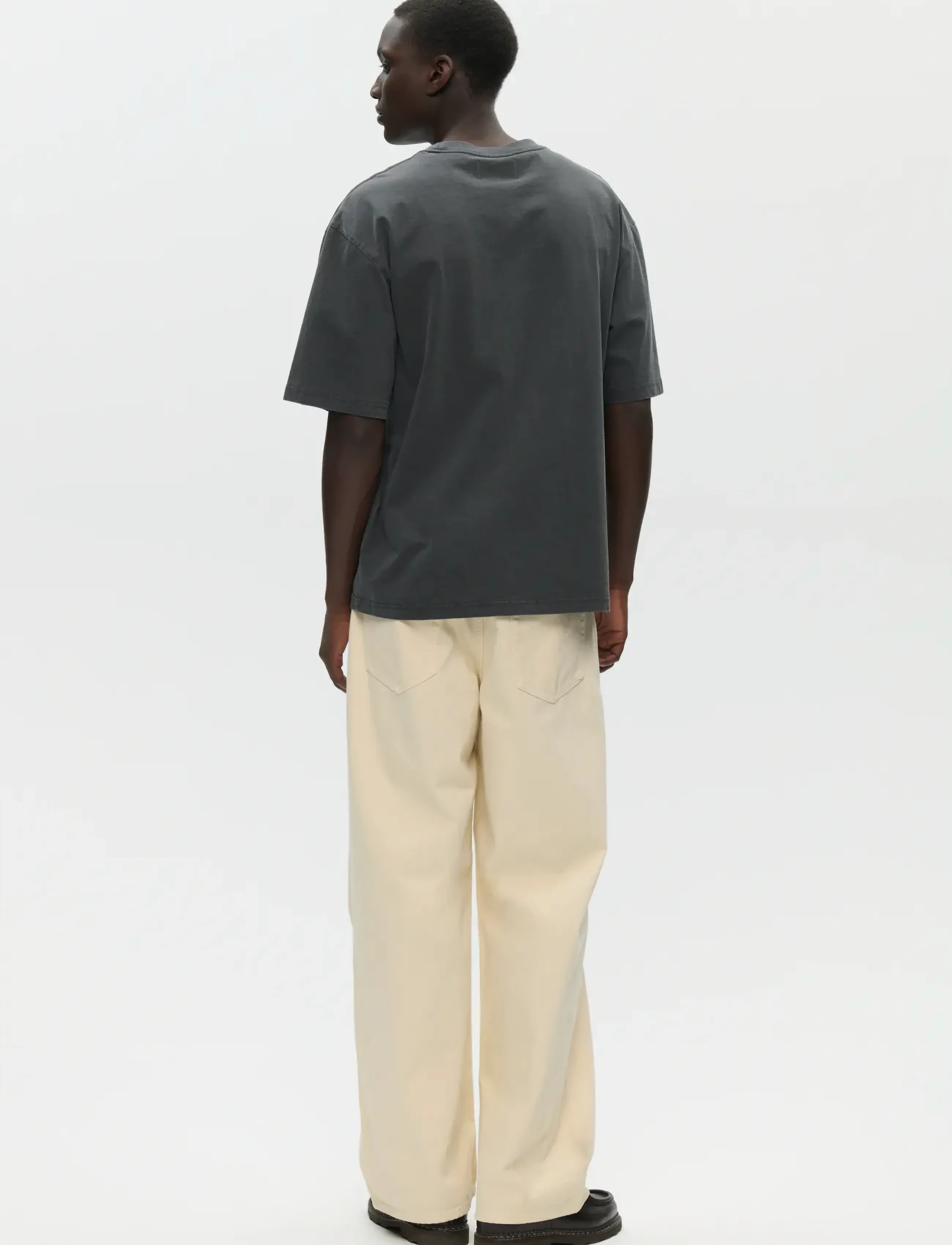 WOOD WOOD - WWGary taxi tee 25207 - kurzärmelig - washed black - 4