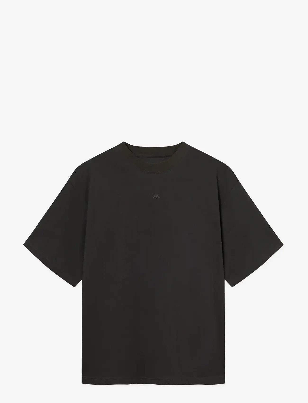 WOOD WOOD - WWGary scooter tee 25431 - kortærmede t-shirts - pirate black - 1