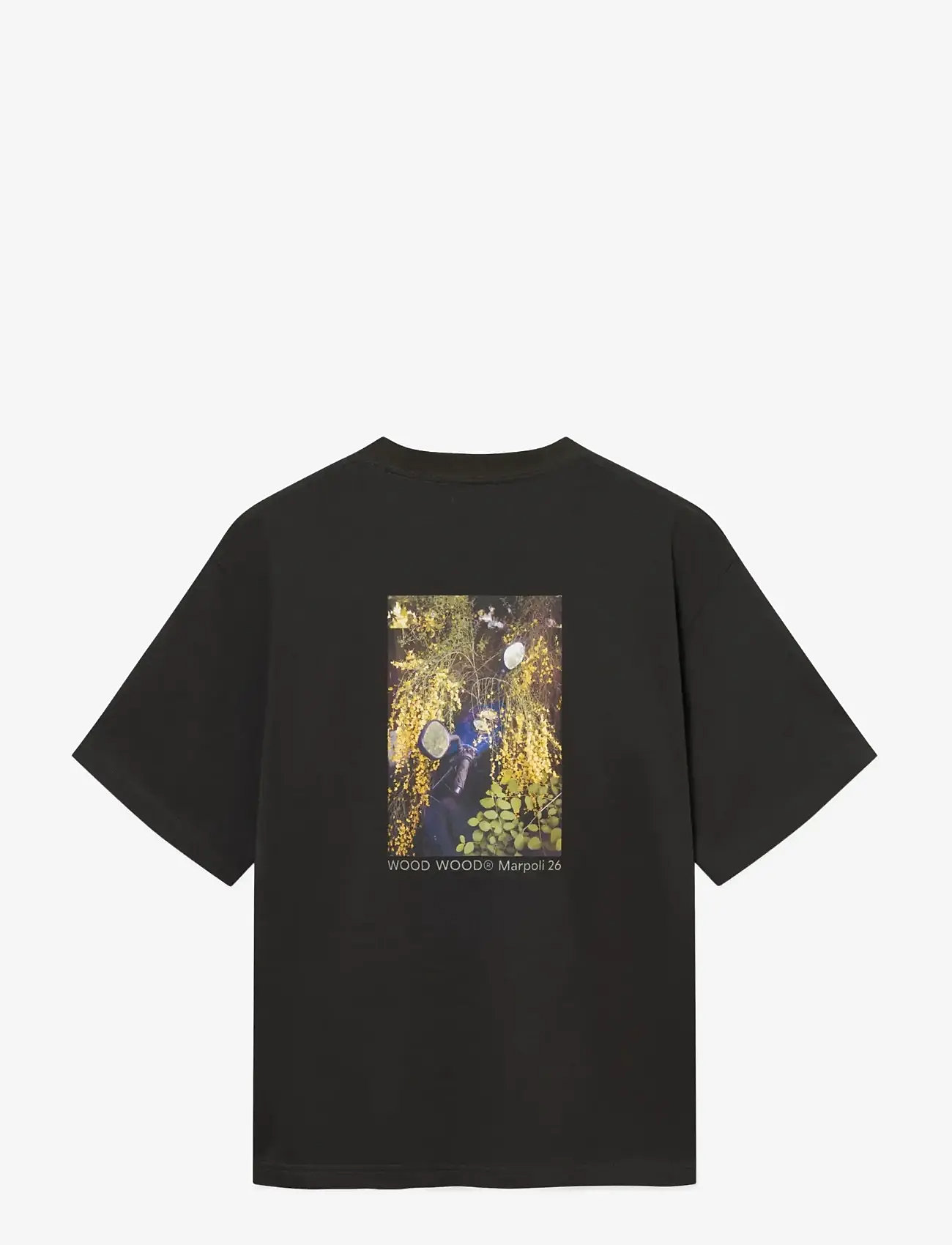 WOOD WOOD - WWGary scooter tee 25431 - kortærmede t-shirts - pirate black - 2