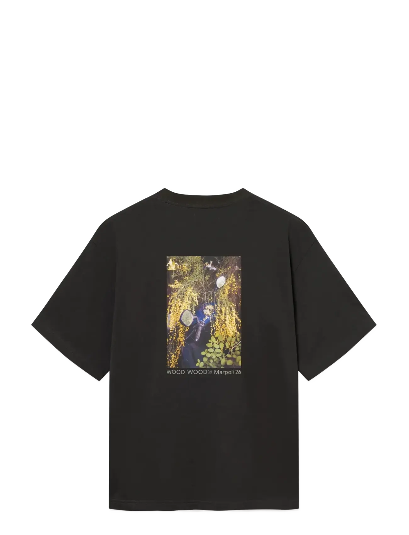 WOOD WOOD - WWGary scooter tee 25431 - kortærmede t-shirts - pirate black - 2
