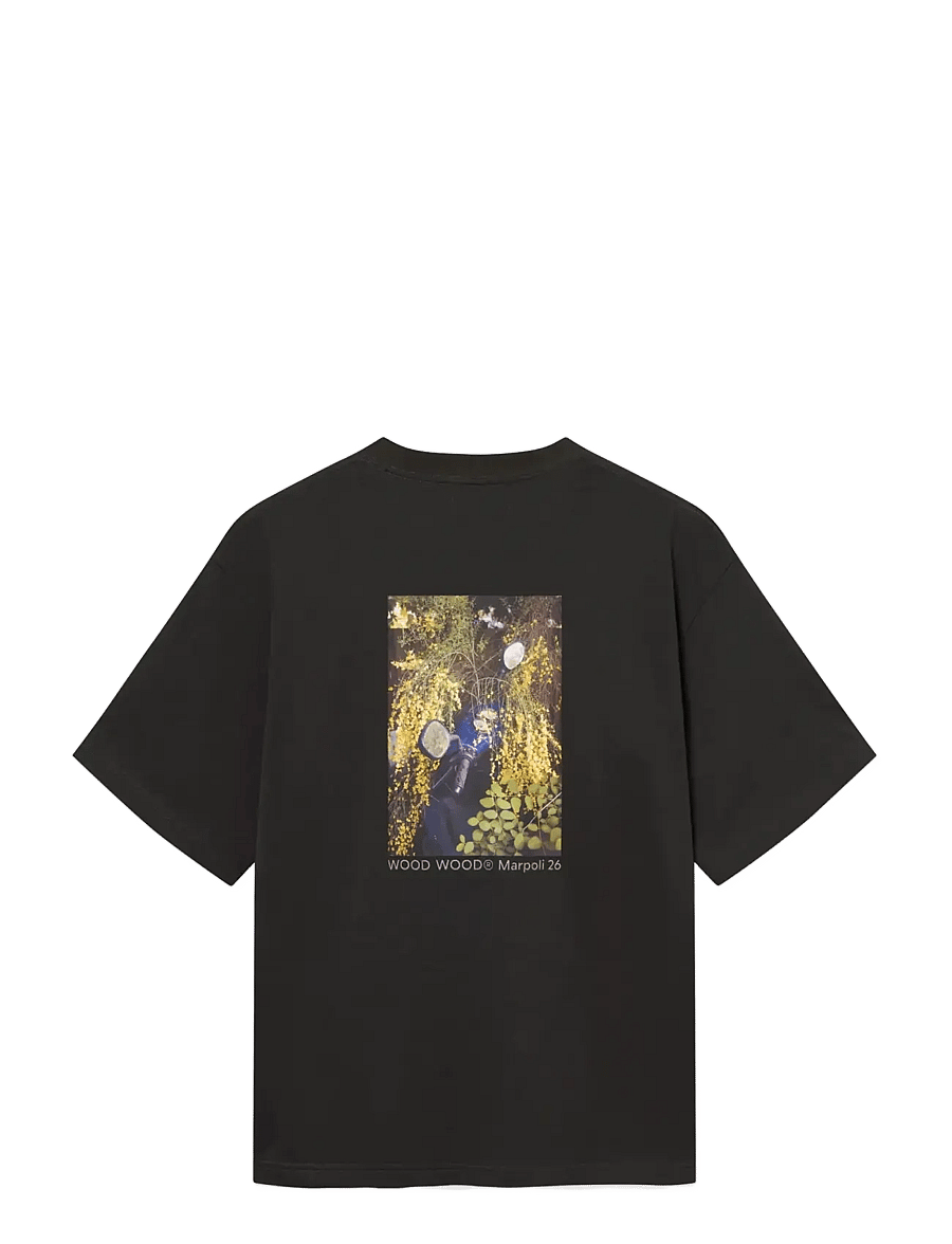 WOOD WOOD - WWGary scooter tee 25431 - kurzärmelig - pirate black - 2