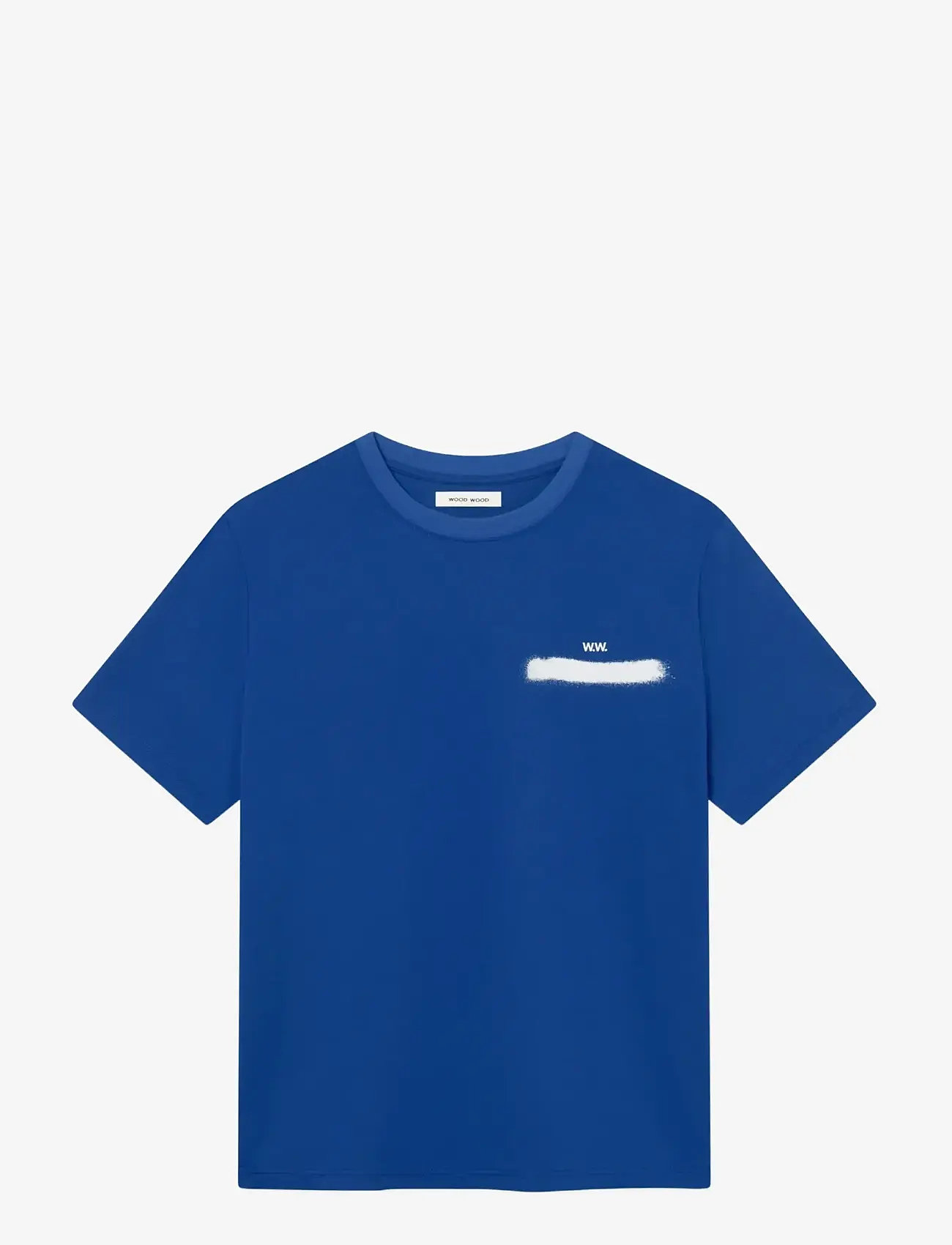 WOOD WOOD - WWBobby circle tee 25431 - kortærmede t-shirts - sodalite blue - 1