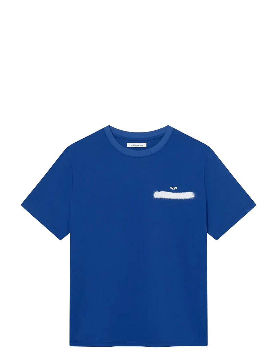 WOOD WOOD - WWBobby circle tee 25431 - kurzärmelig - sodalite blue - 1