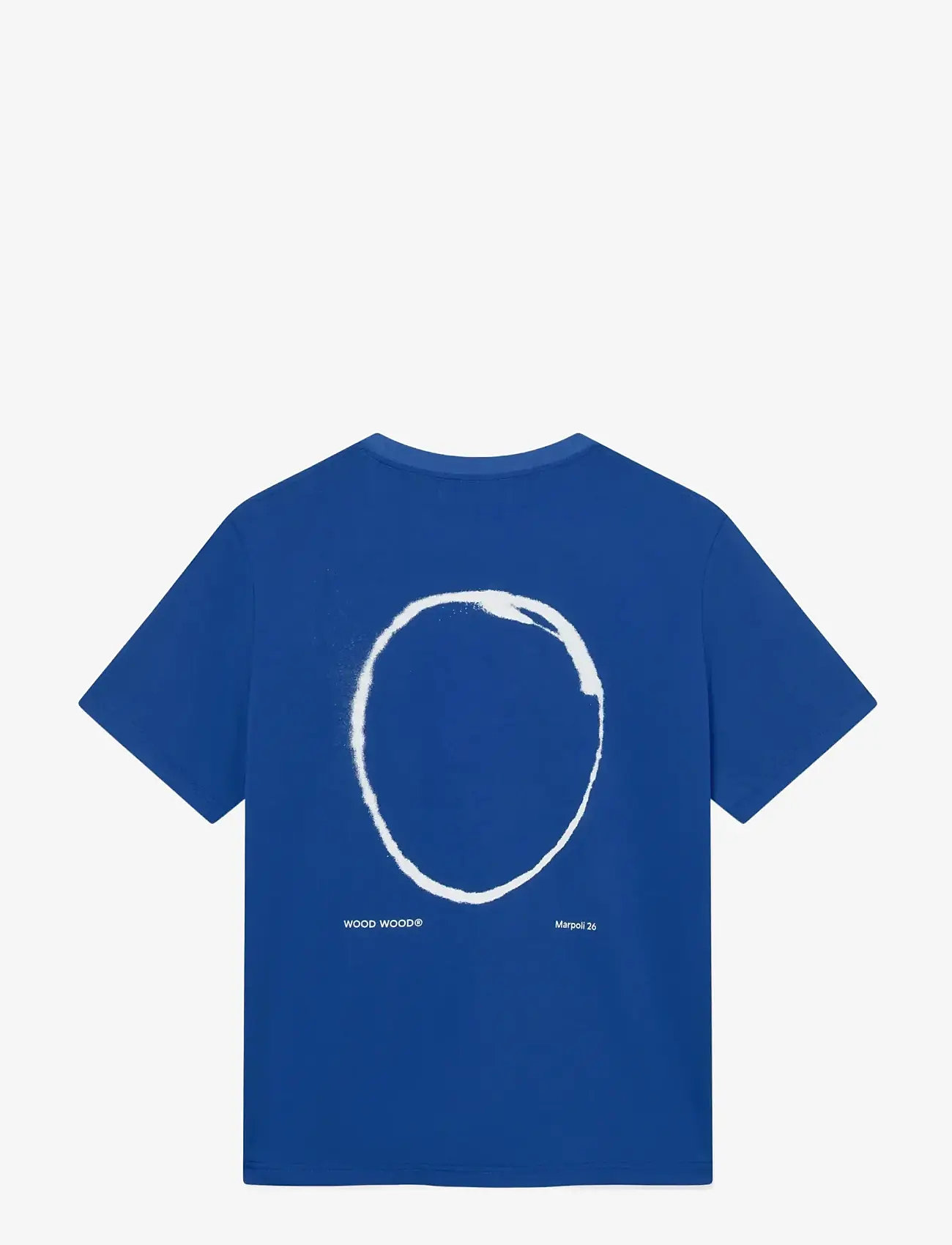WOOD WOOD - WWBobby circle tee 25431 - kortærmede t-shirts - sodalite blue - 2