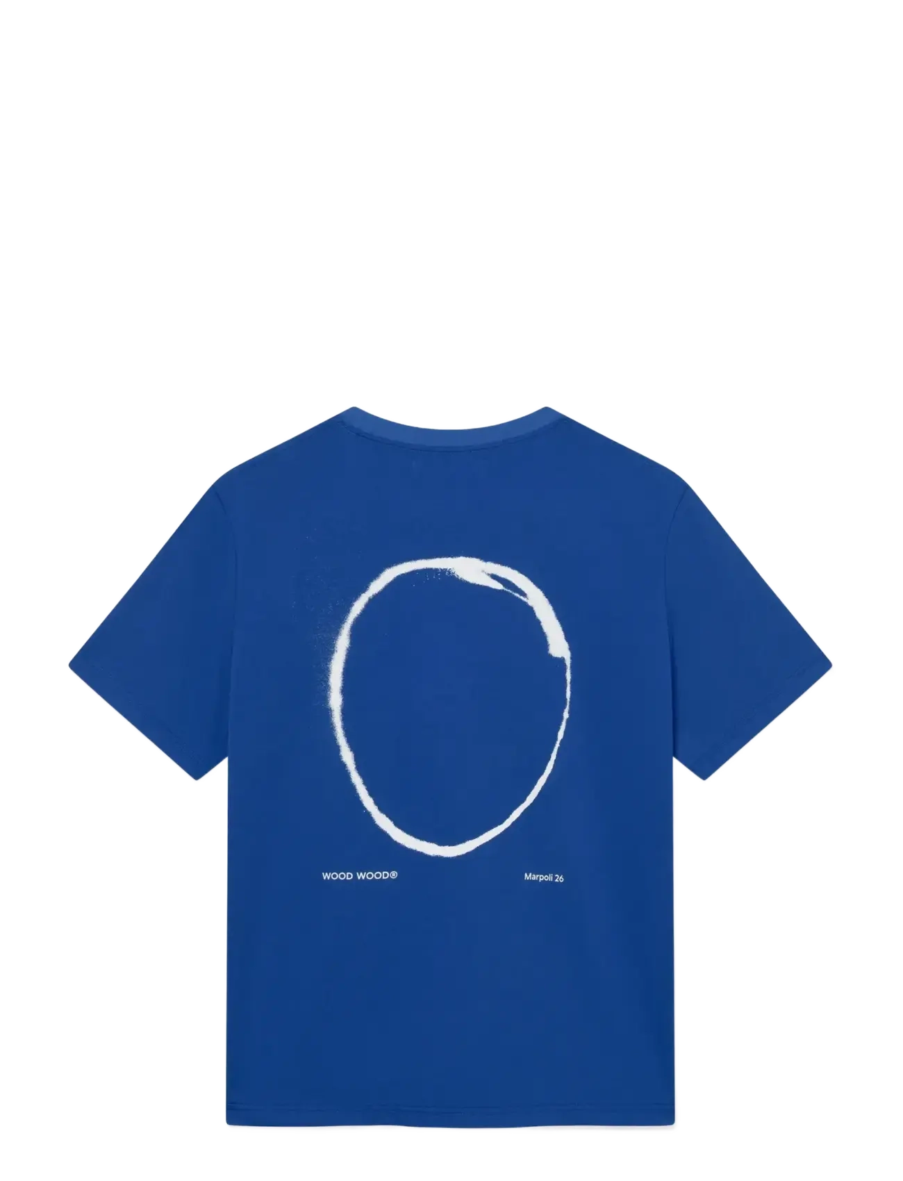 WOOD WOOD - WWBobby circle tee 25431 - short-sleeved t-shirts - sodalite blue - 2