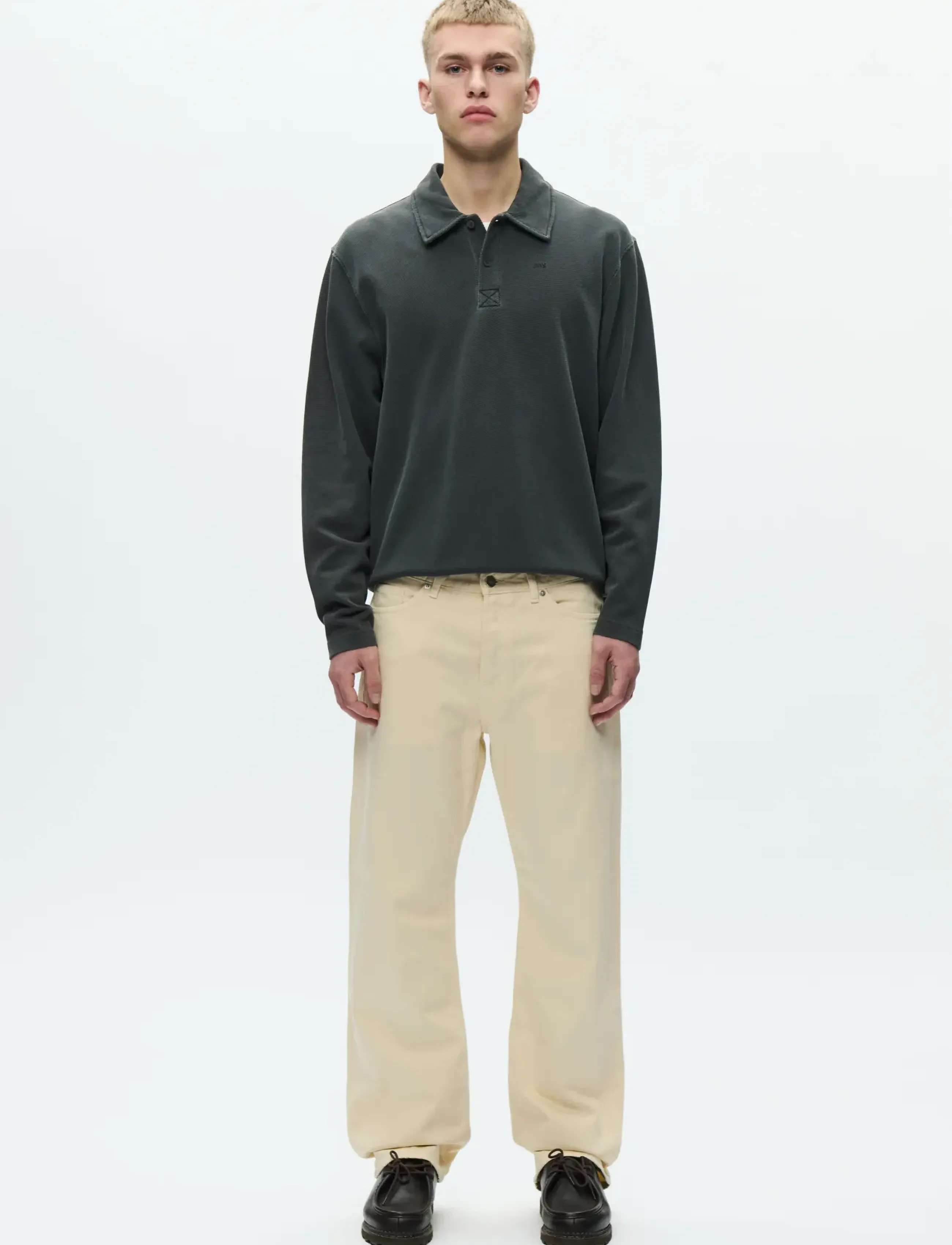 WOOD WOOD - WWType 2 jeans 25377 - tavalised teksad - turtledove - 2