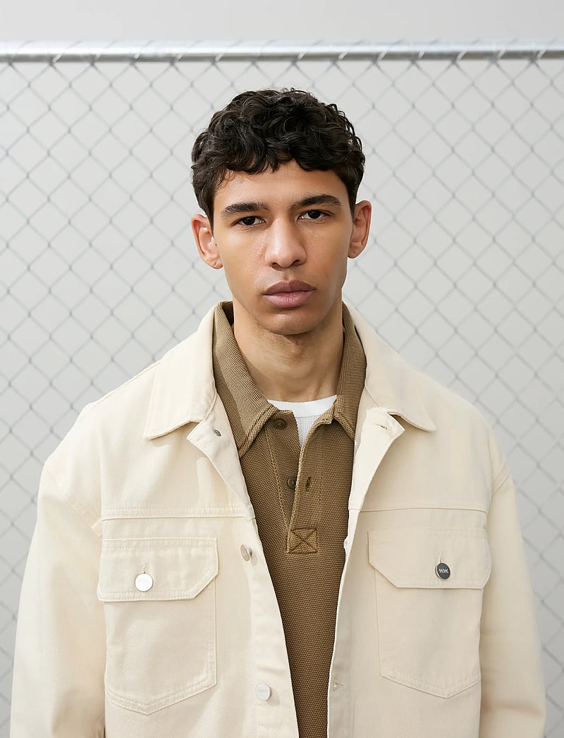 WOOD WOOD - WWType 10 jacket 25377 - uforede denimjakker - turtledove - 2