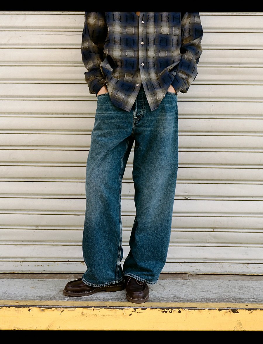 WOOD WOOD - WWType 3 jeans 25438 - weite jeans - od ocean - 0