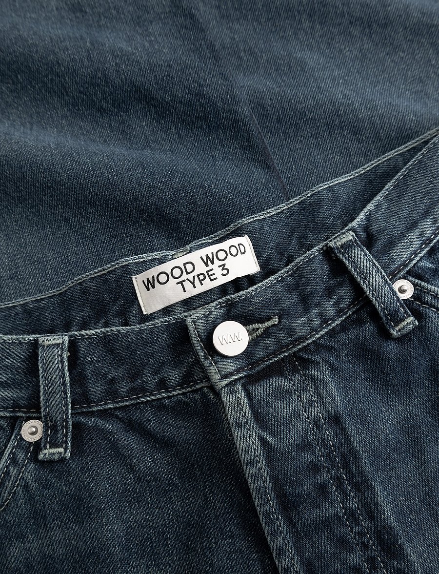 WOOD WOOD - WWType 3 jeans 25438 - weite jeans - od ocean - 3