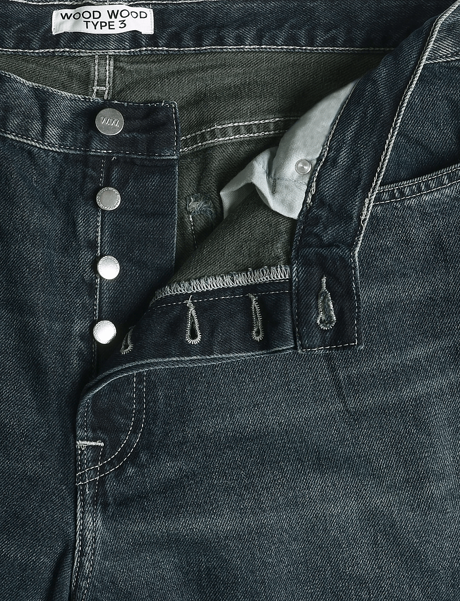WOOD WOOD - WWType 3 jeans 25438 - weite jeans - od ocean - 5