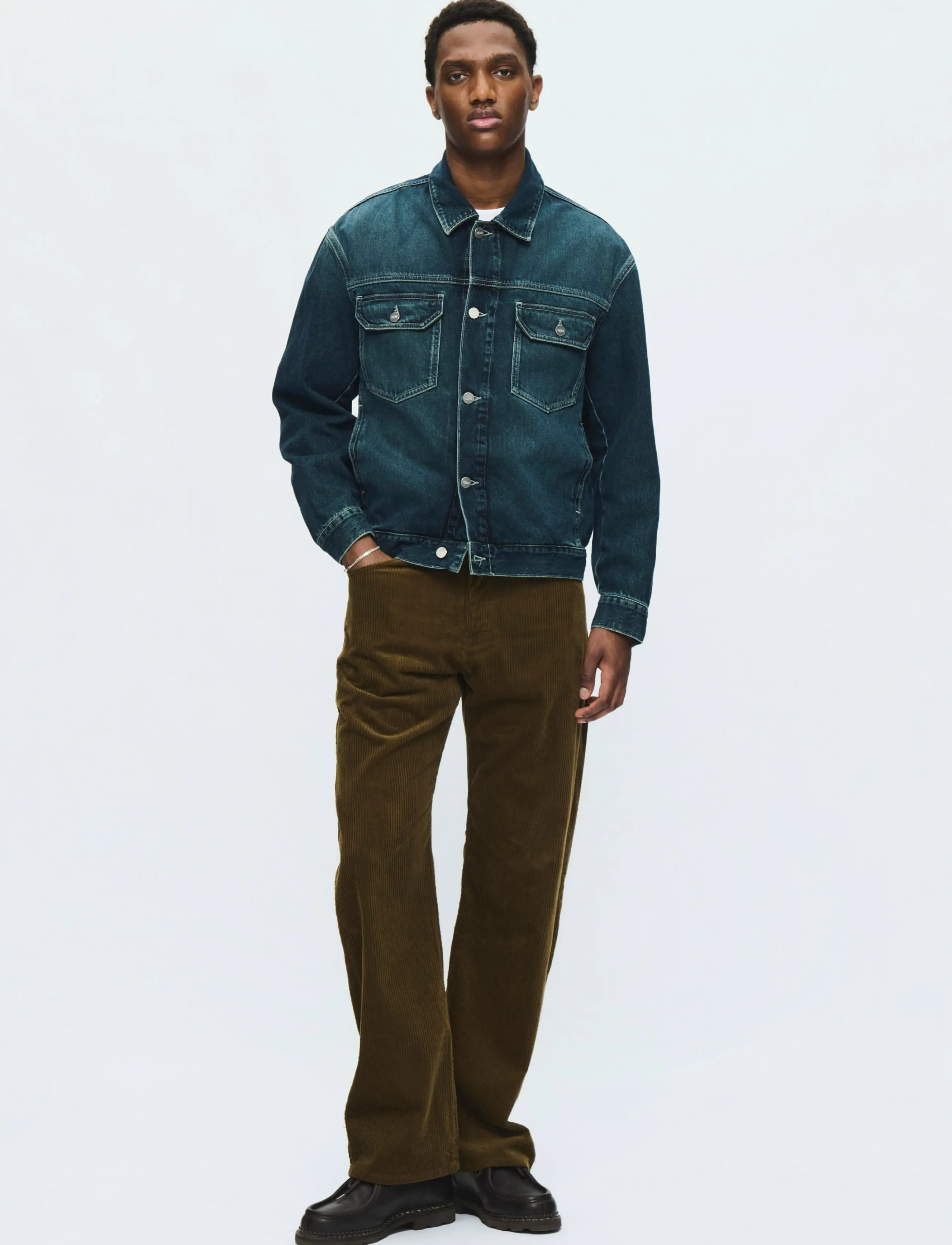 WOOD WOOD WWType 10 jacket 25438 - Denimjakker - OD OCEAN / blue