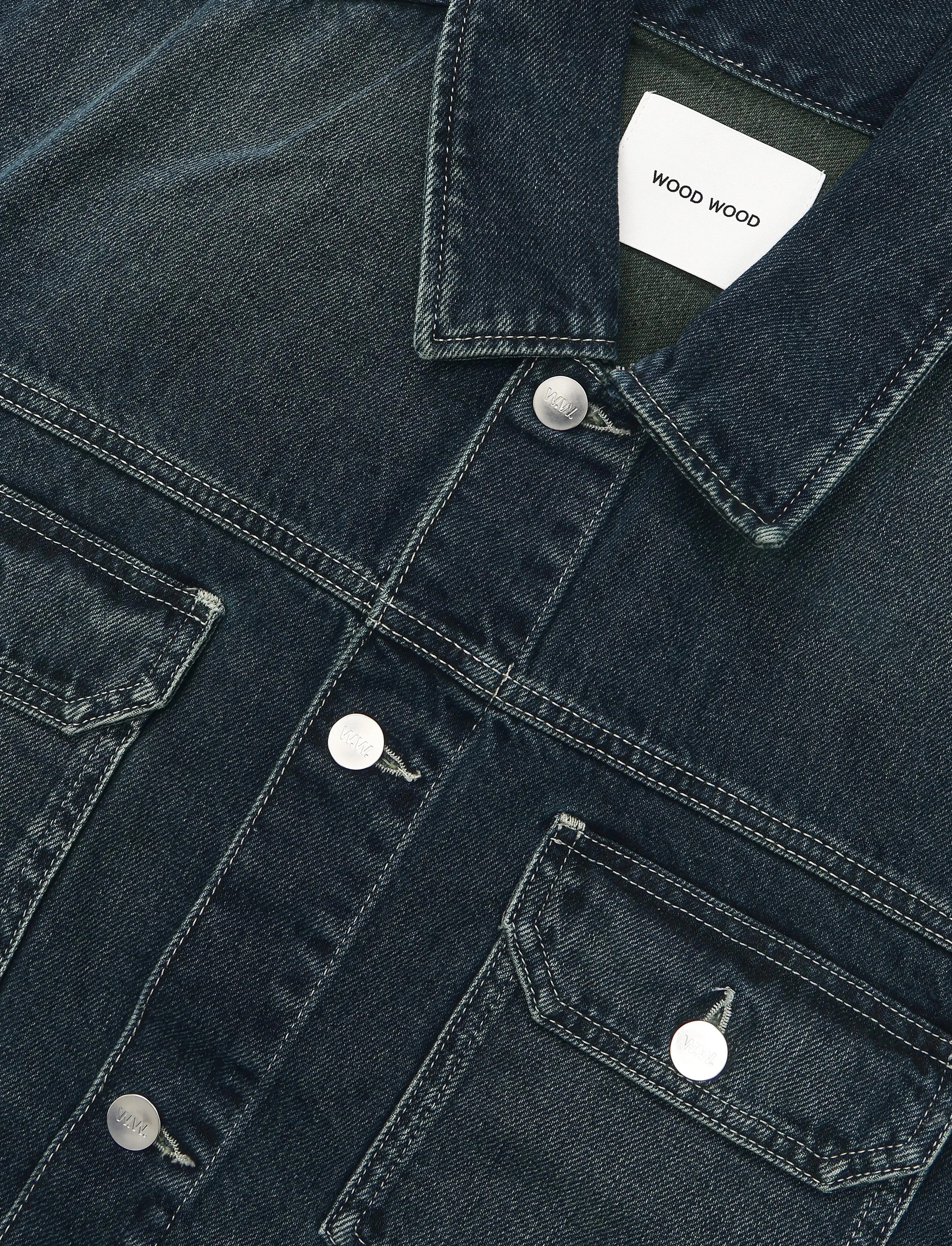 WOOD WOOD - WWType 10 jacket 25438 - jeansjacken - od ocean - 5