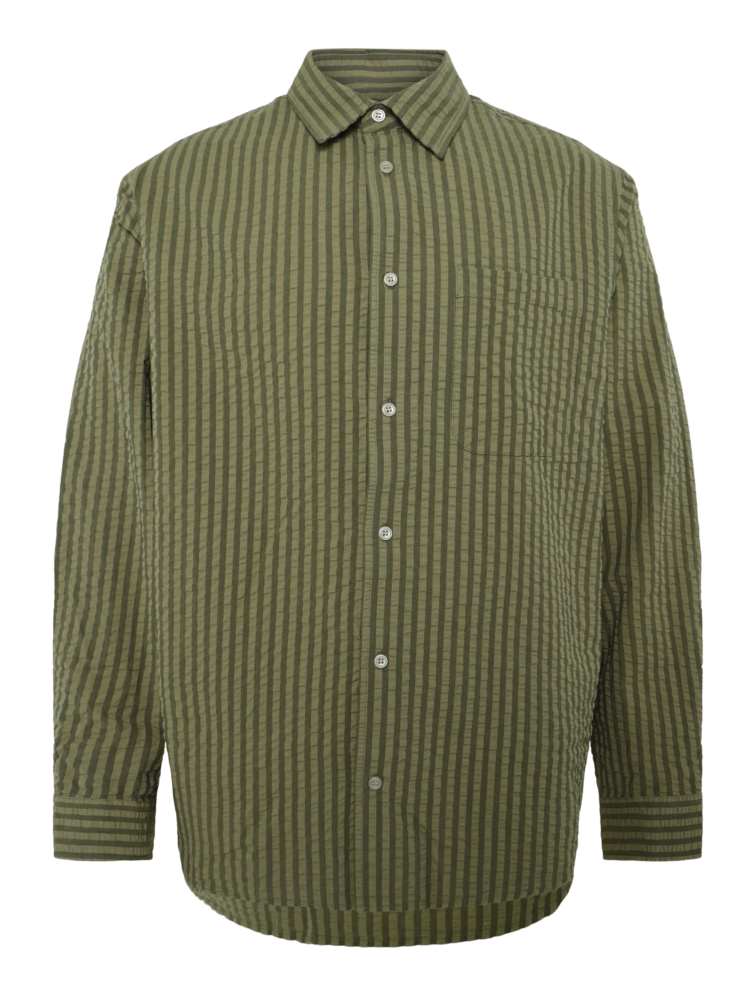 WOOD WOOD - WWNico shirt 25441 - gestreifte hemden - deep depths stripe - 1