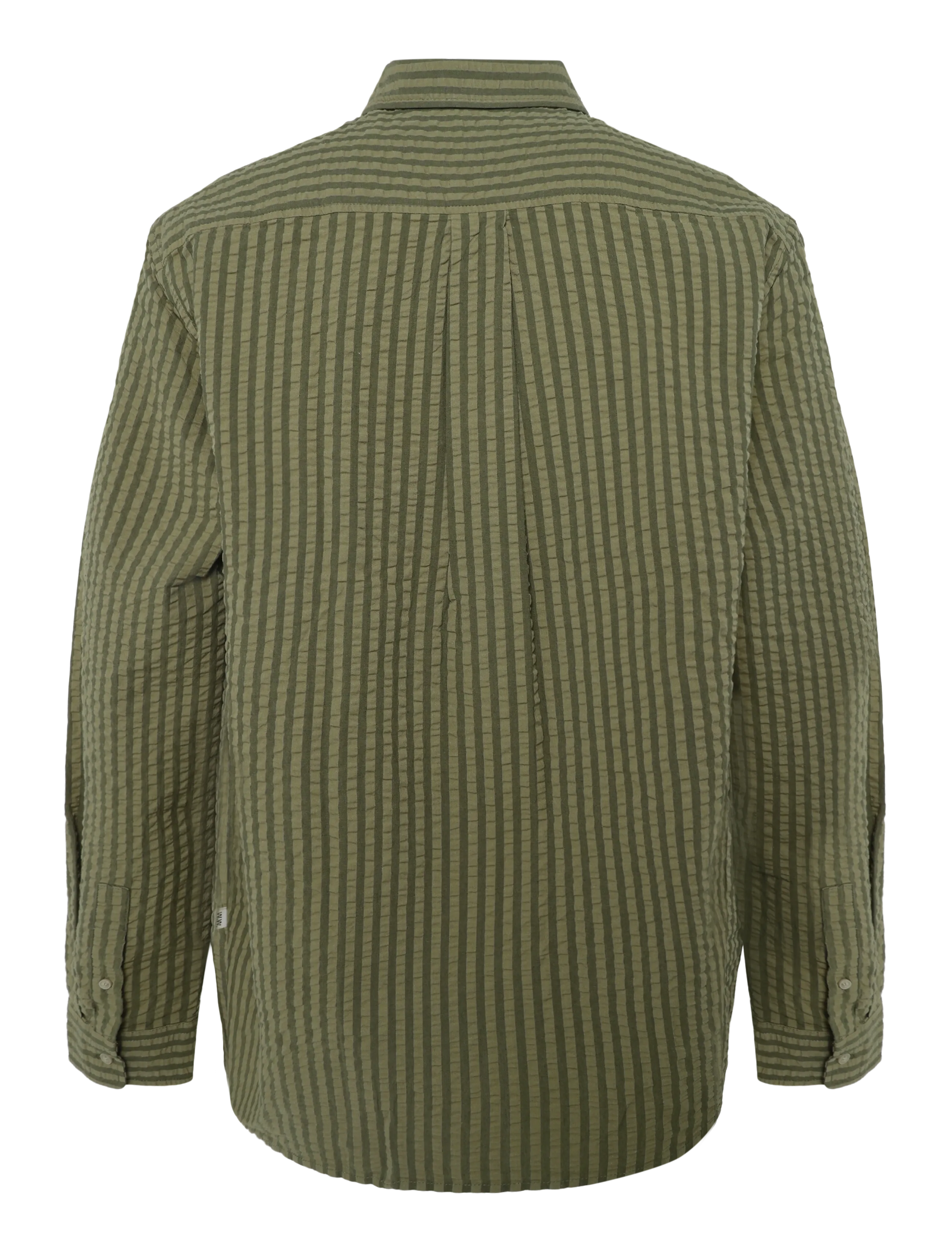 WOOD WOOD - WWNico shirt 25441 - gestreifte hemden - deep depths stripe - 2