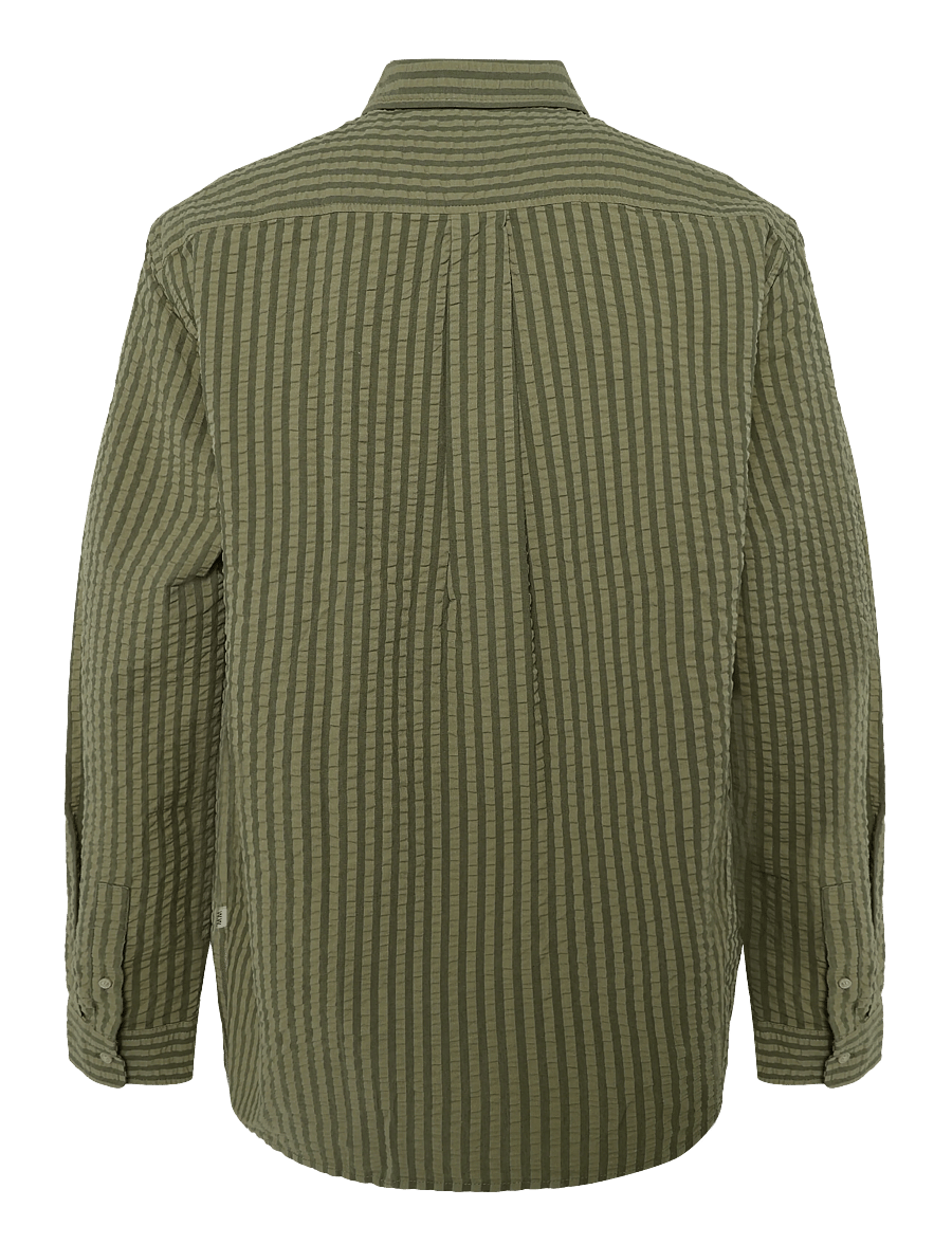 WOOD WOOD - WWNico shirt 25441 - gestreifte hemden - deep depths stripe - 2