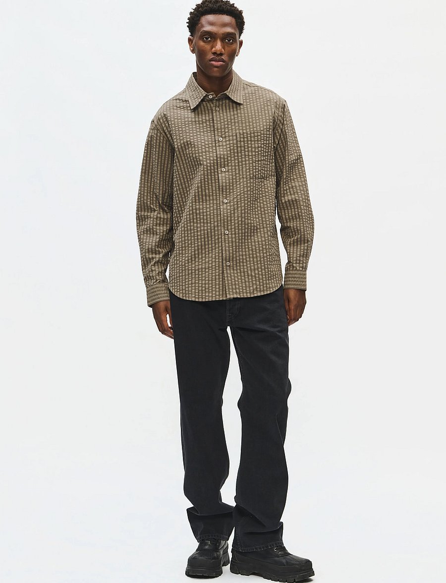 WOOD WOOD - WWNico shirt 25441 - gestreifte hemden - deep depths stripe - 3
