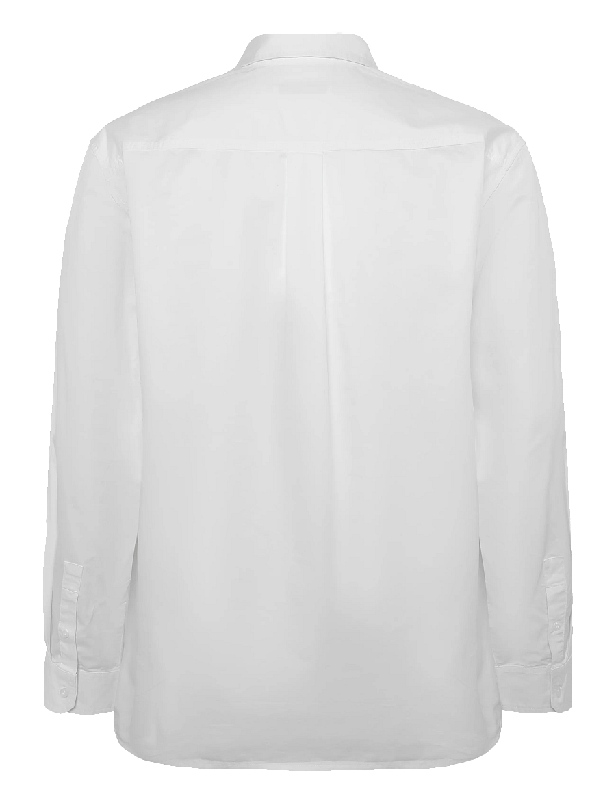 WOOD WOOD - WWNico shirt 25447 - rennot kauluspaidat - bright white - 2