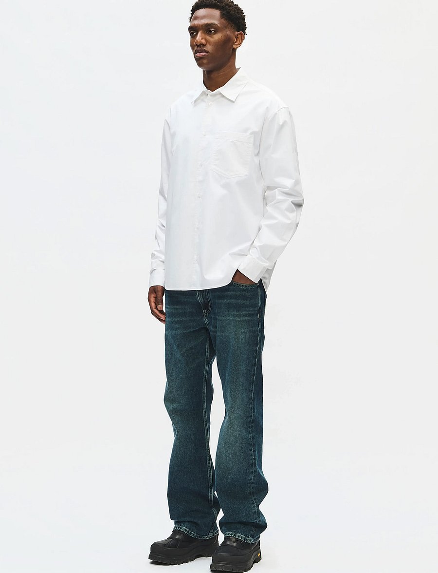 WOOD WOOD - WWNico shirt 25447 - rennot kauluspaidat - bright white - 3