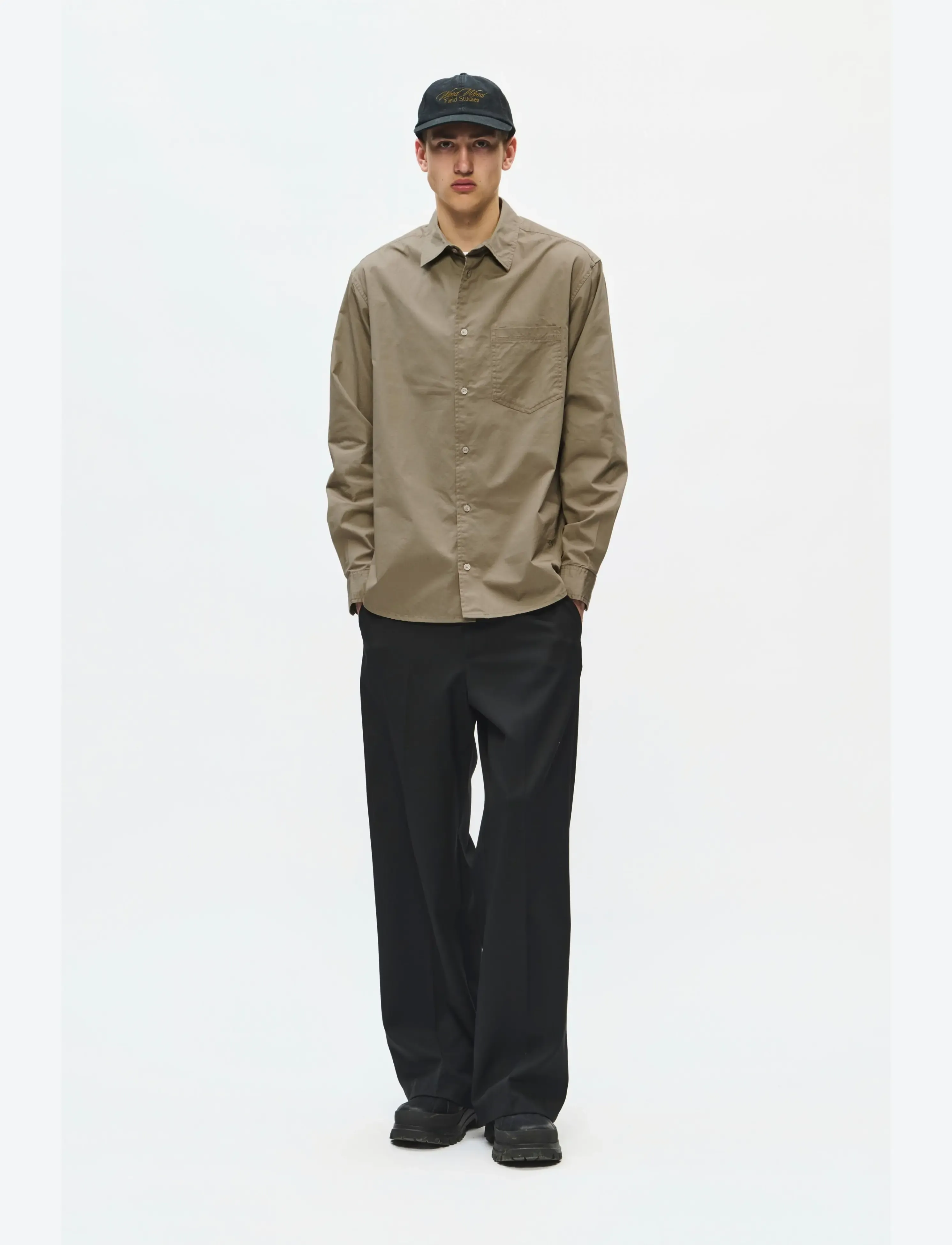 WOOD WOOD WWNico shirt 25447 - Freizeithemden - OVERLAND TREK / khaki/green