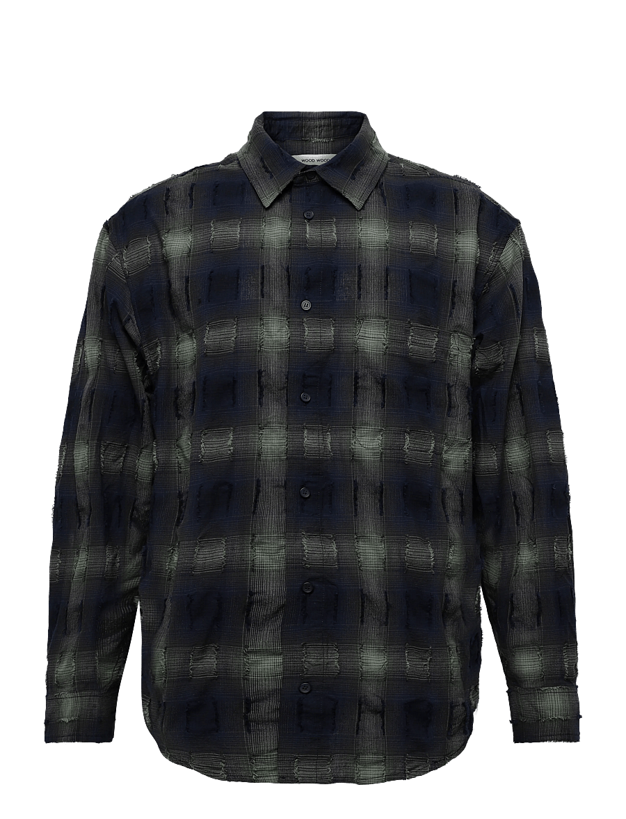 WOOD WOOD - WWCarter shirt 25451 - checkered shirts - salute check - 1
