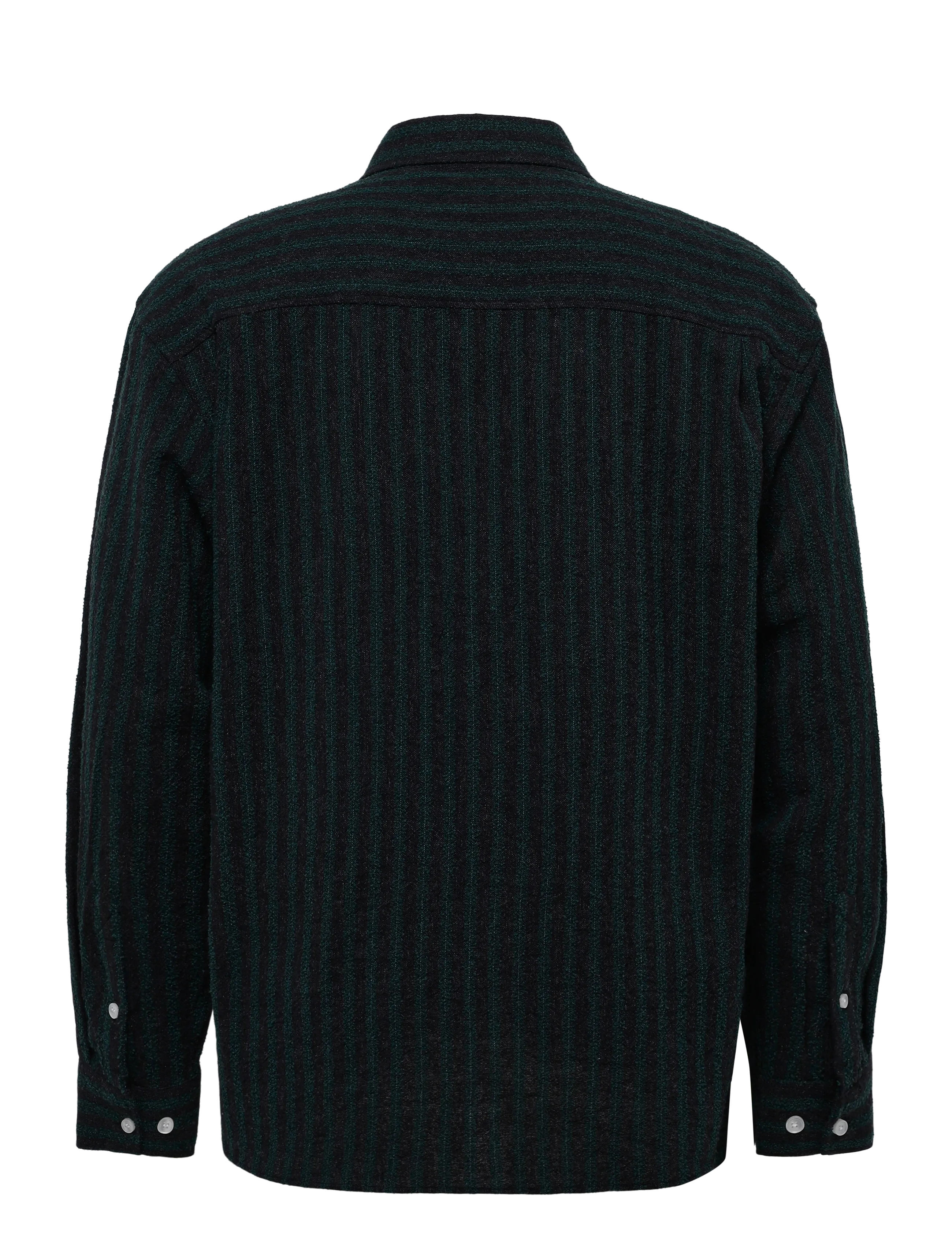 WOOD WOOD - WWCarter shirt 25454 - ultra green stripe - 2