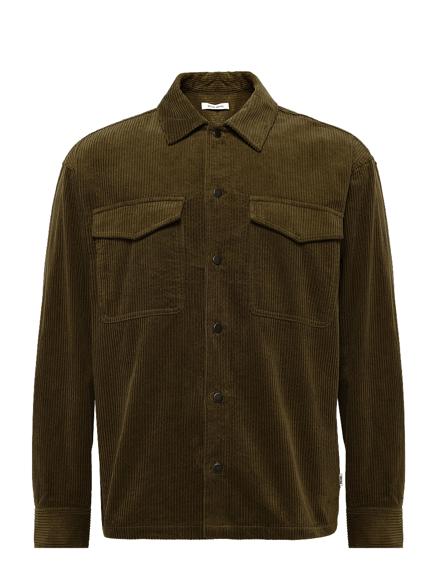 WOOD WOOD - WWDavid overshirt 25455 - herbstjacken - desert palm - 1